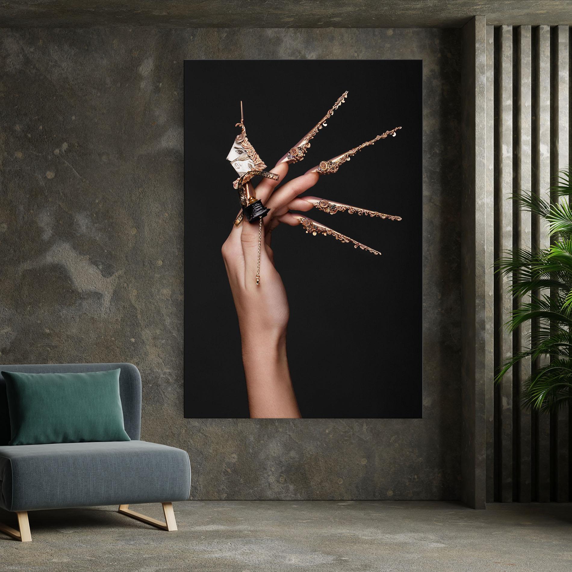 Tablou Canvas Creative Design Nails mockup 7