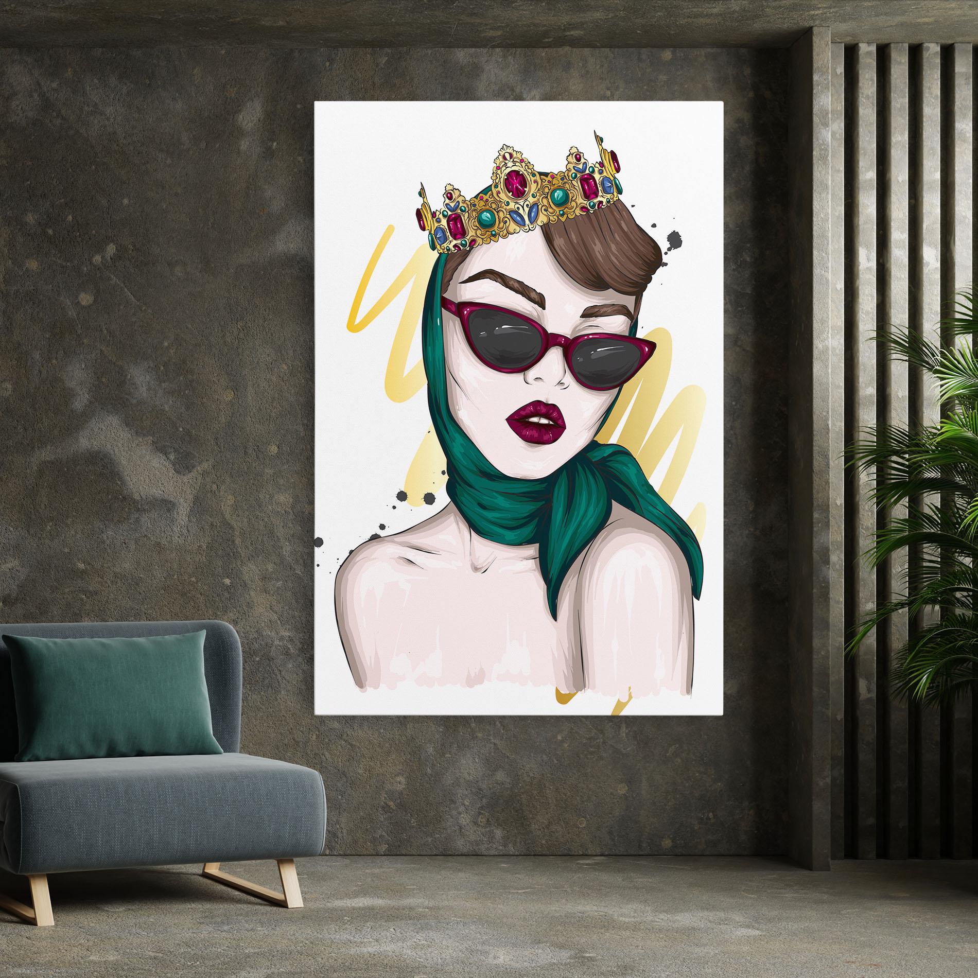 Tablou Canvas Diva Crown mockup 7