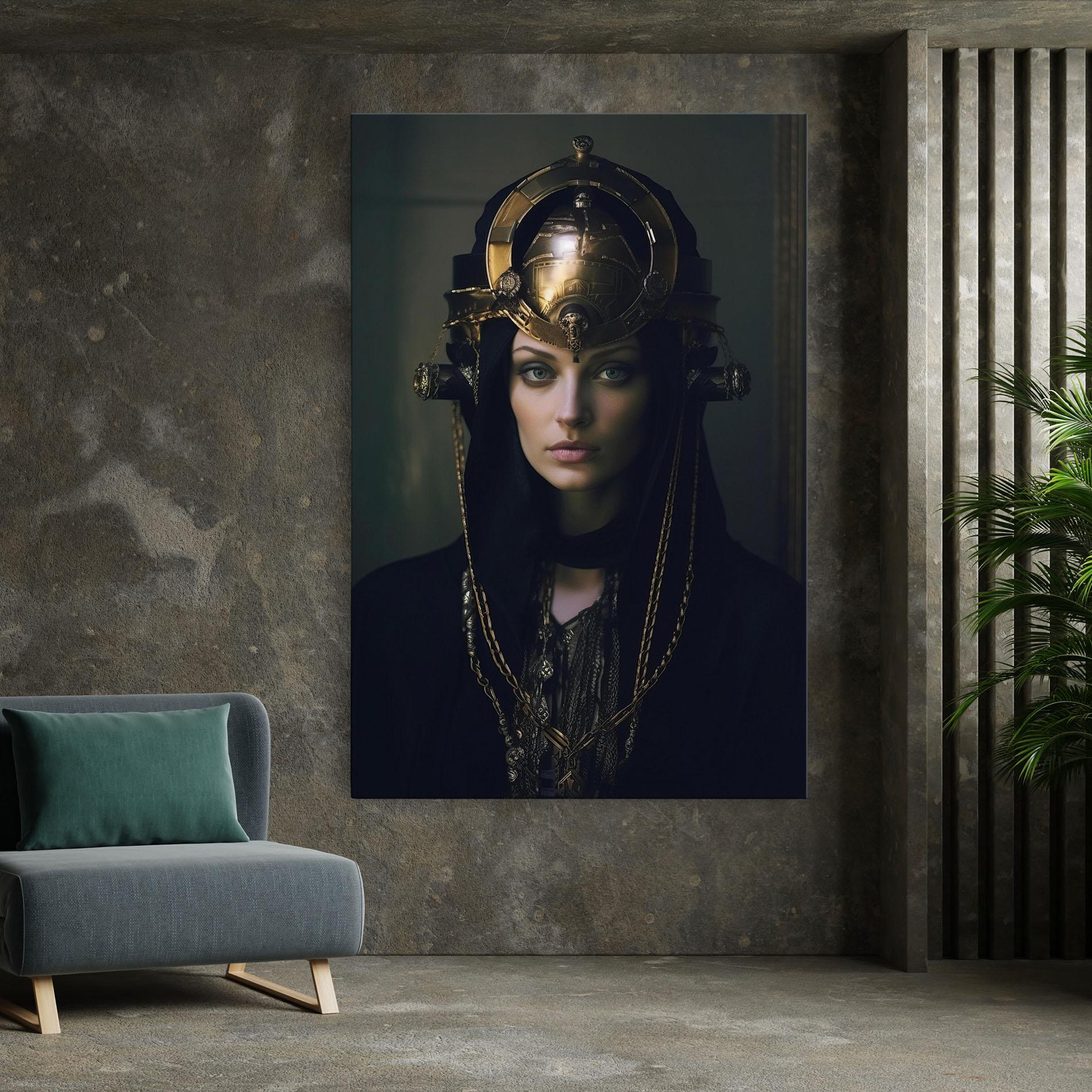 Tablou Canvas Gold Headpiece mockup 7