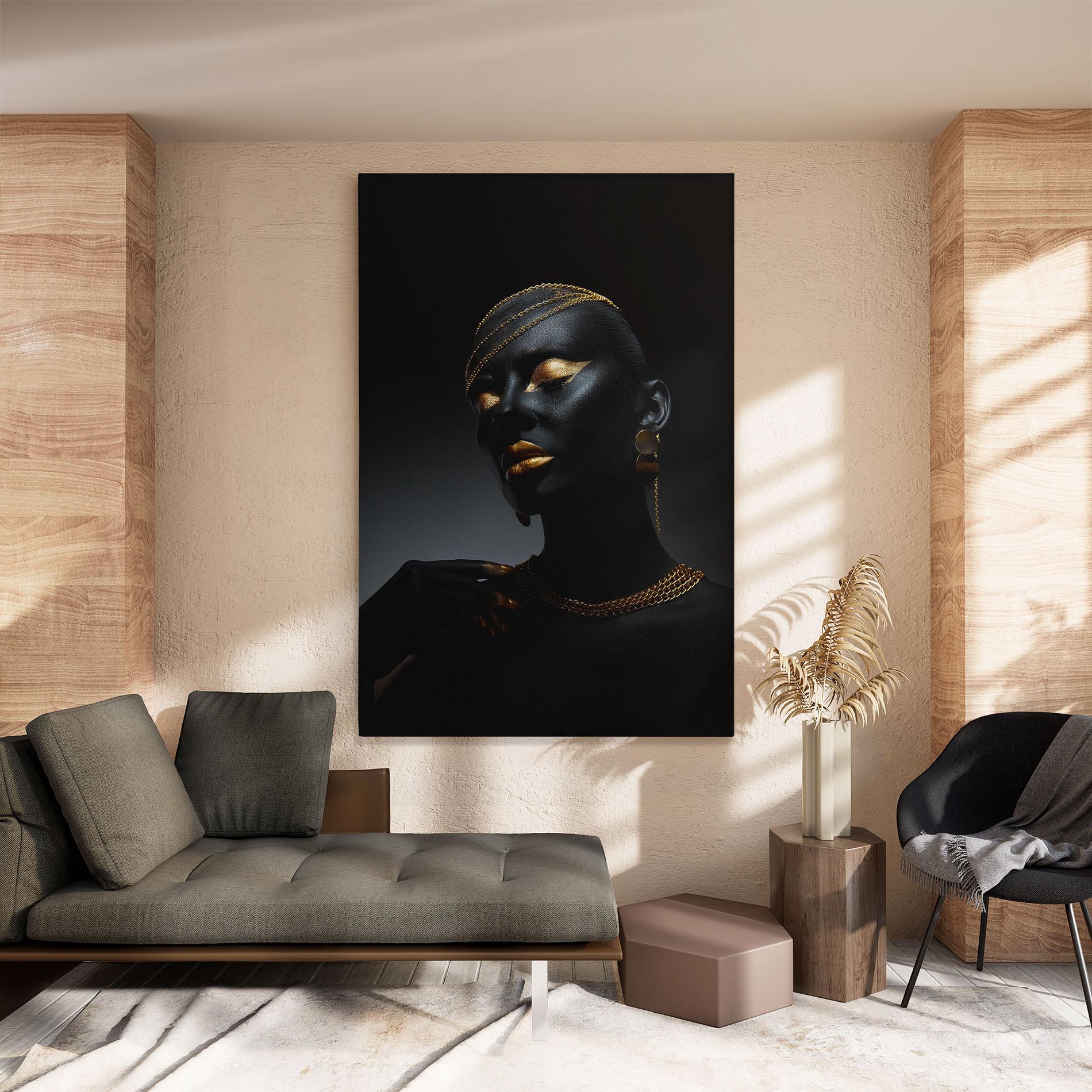 Tablou Canvas Beauty Gold mockup 8