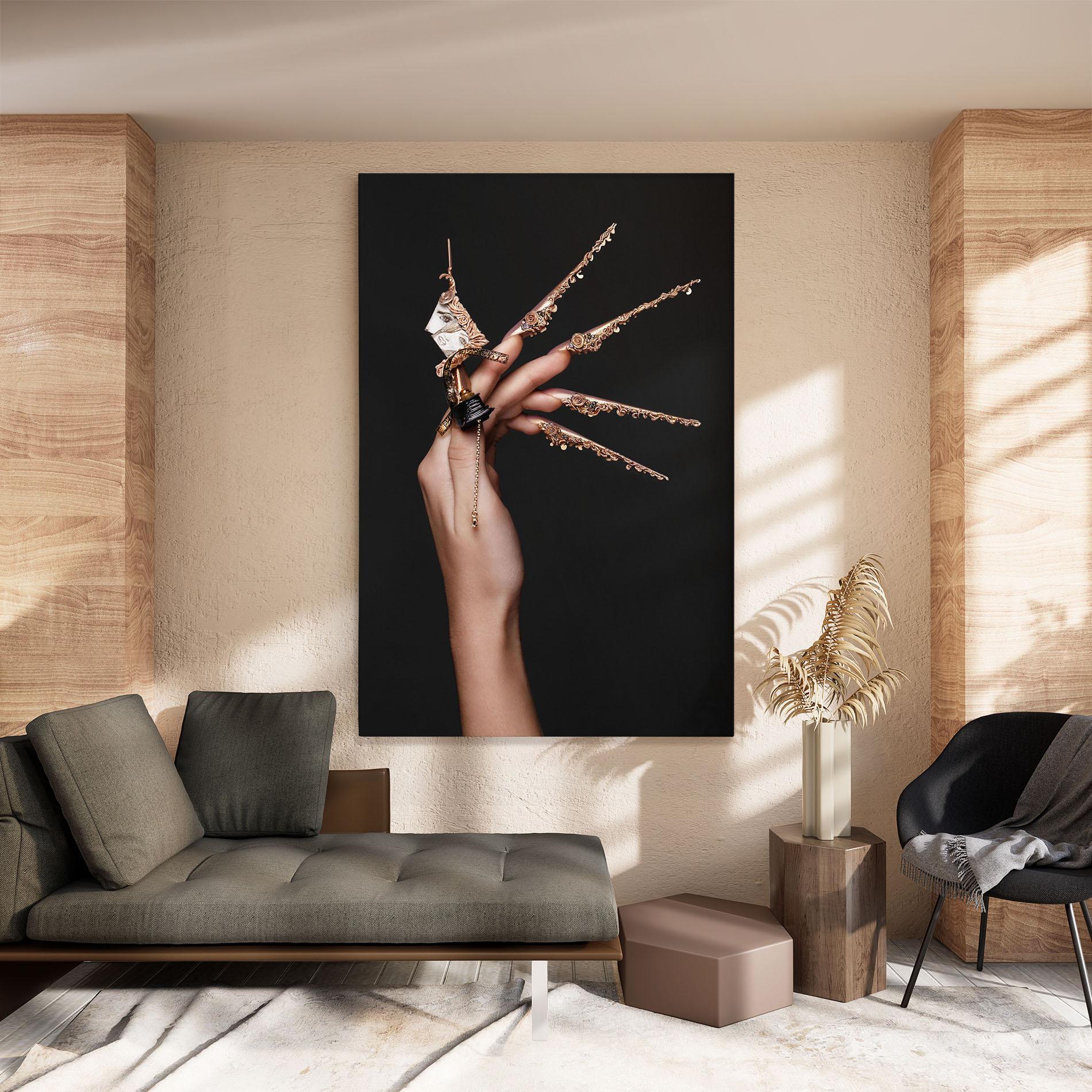 Tablou Canvas Creative Design Nails mockup 8