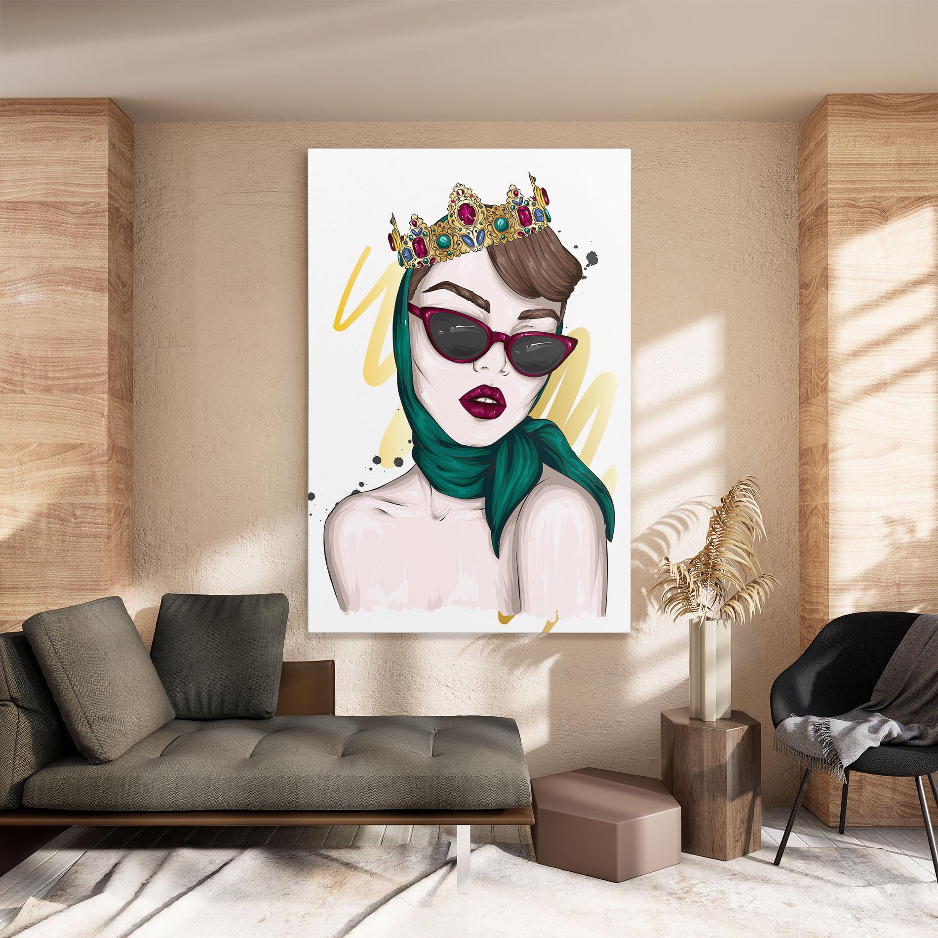 Tablou Canvas Diva Crown mockup 8