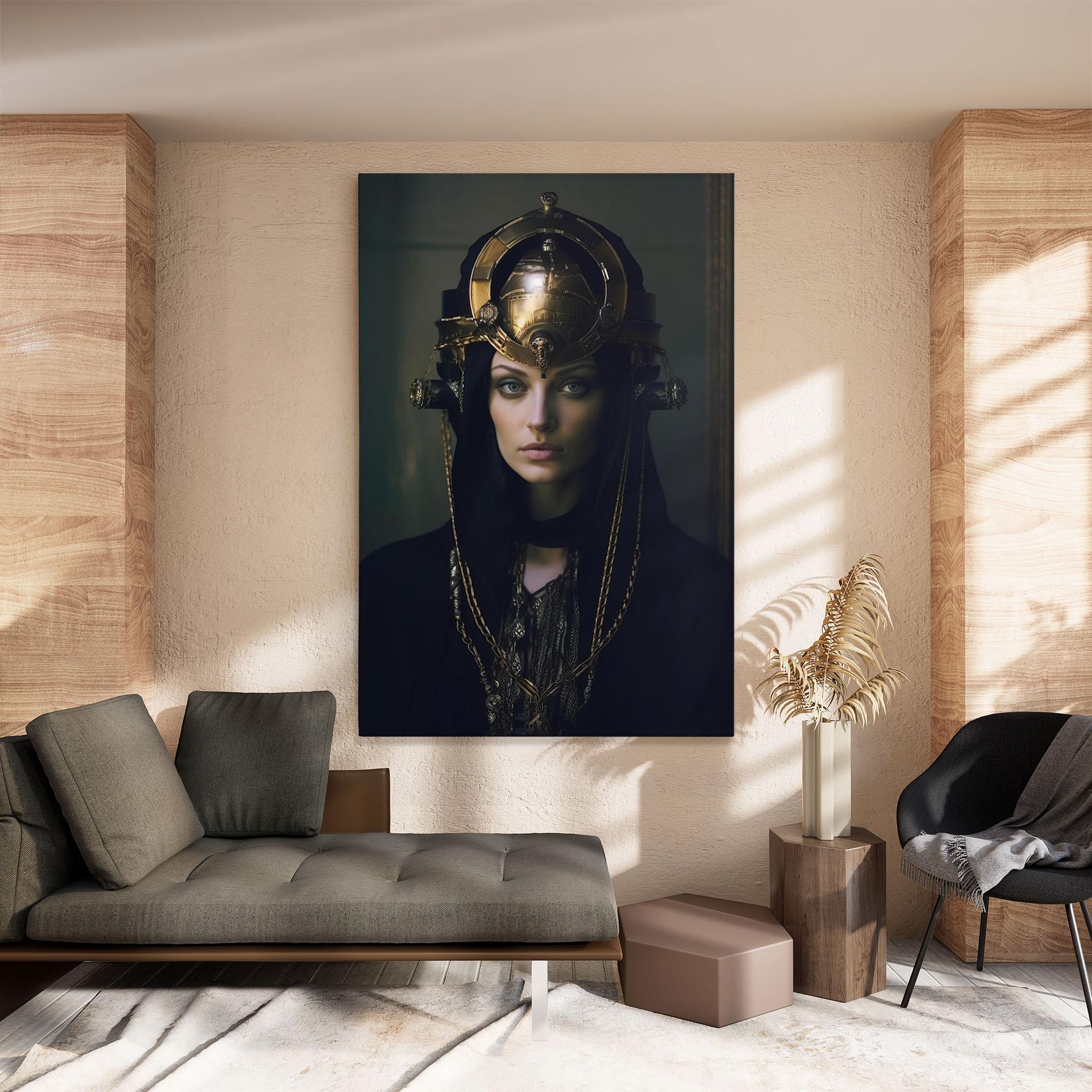 Tablou Canvas Gold Headpiece mockup 8