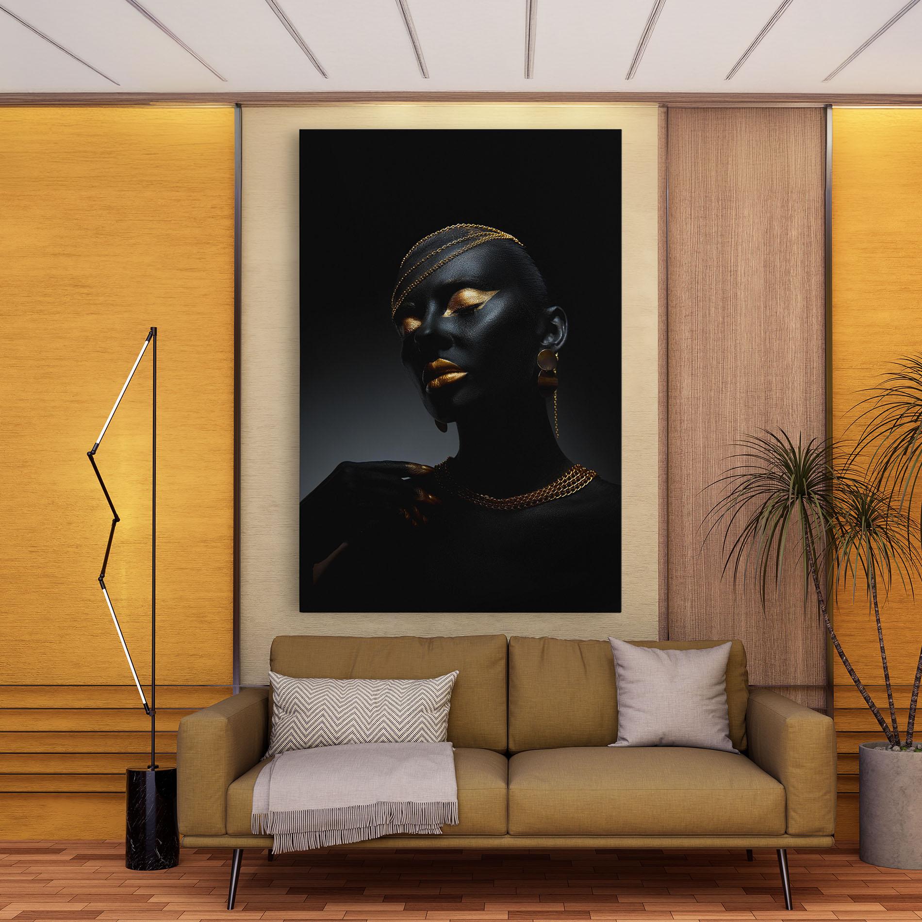 Tablou Canvas Beauty Gold mockup 9