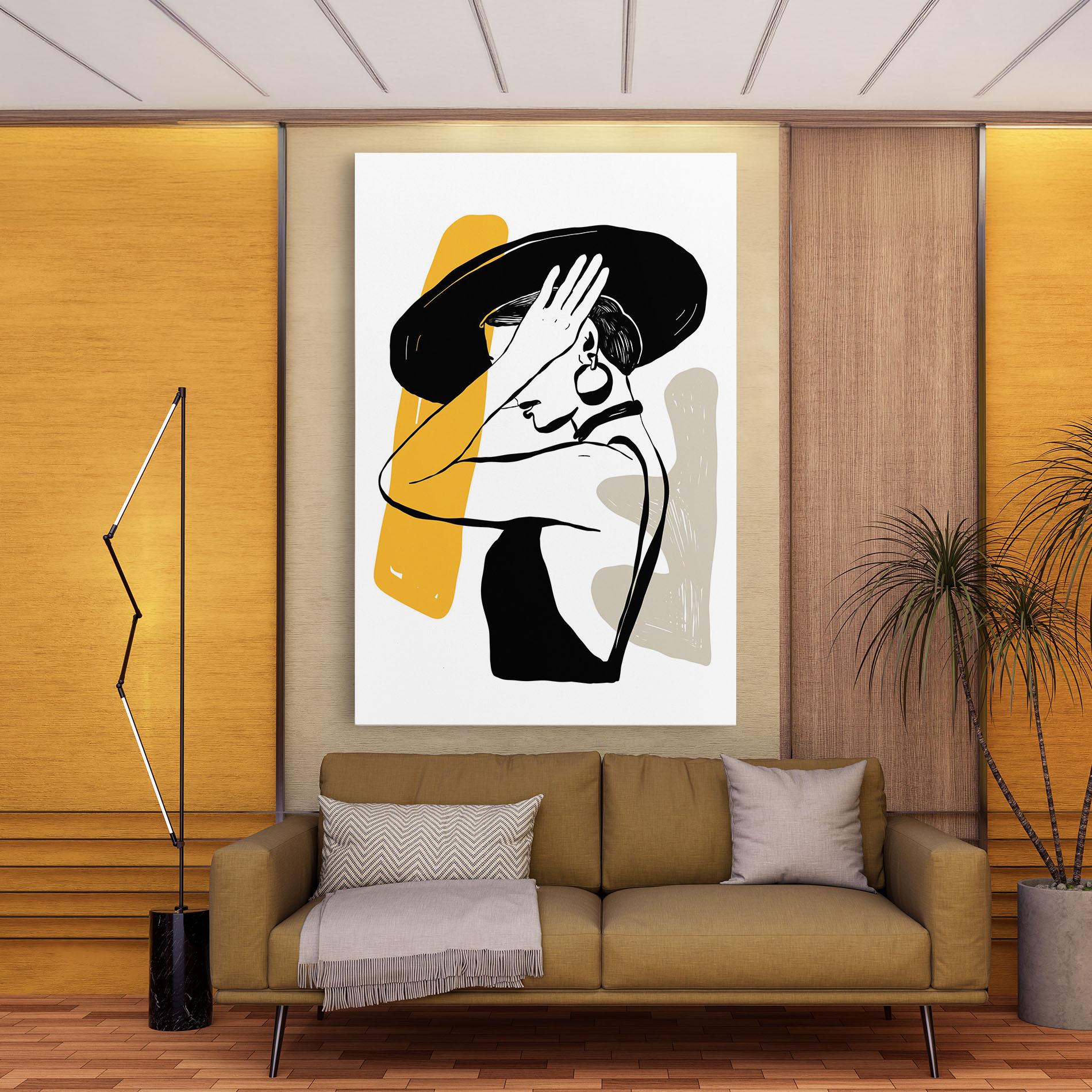 Tablou Canvas Big Earring mockup 9