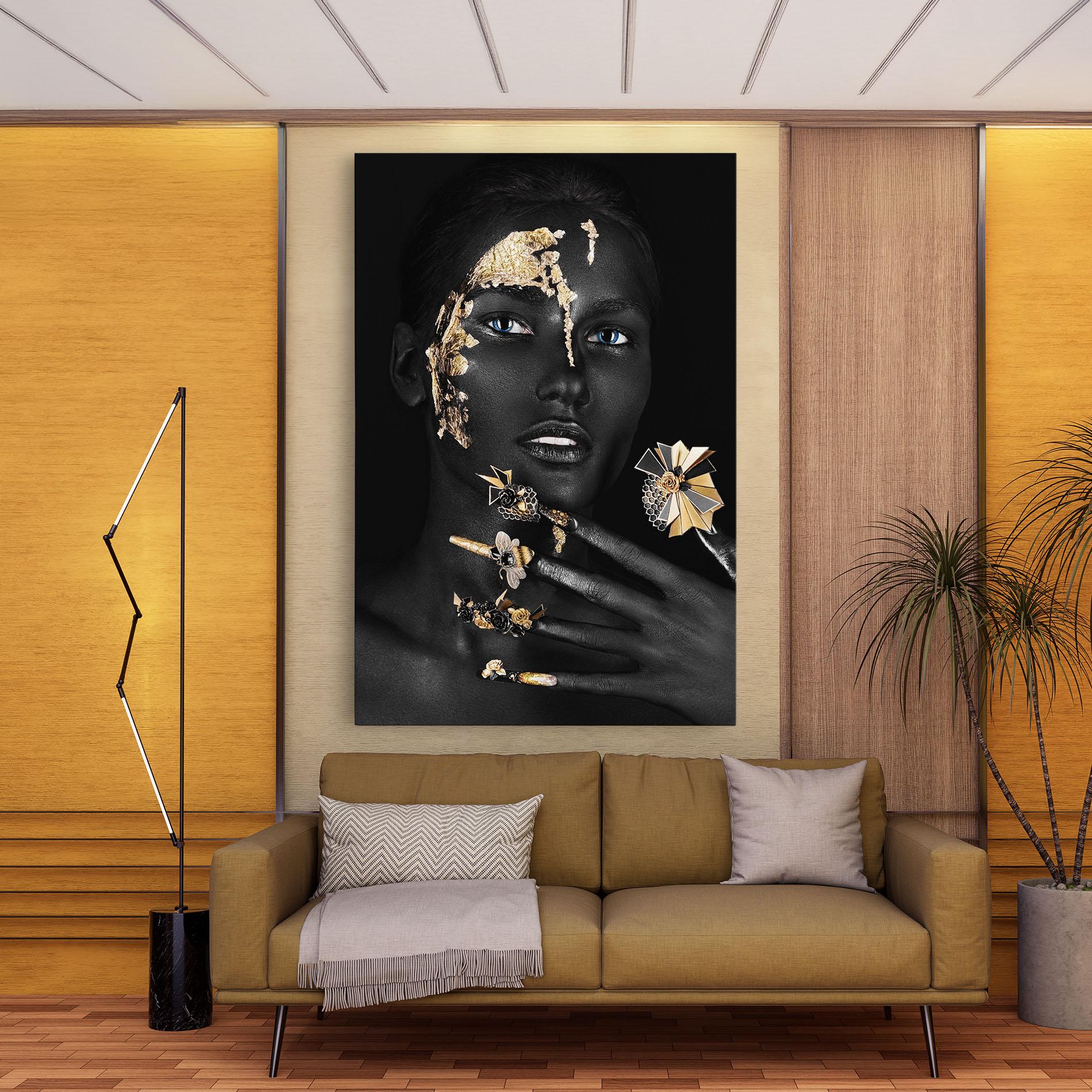 Tablou Canvas Black Art Makeup mockup 9