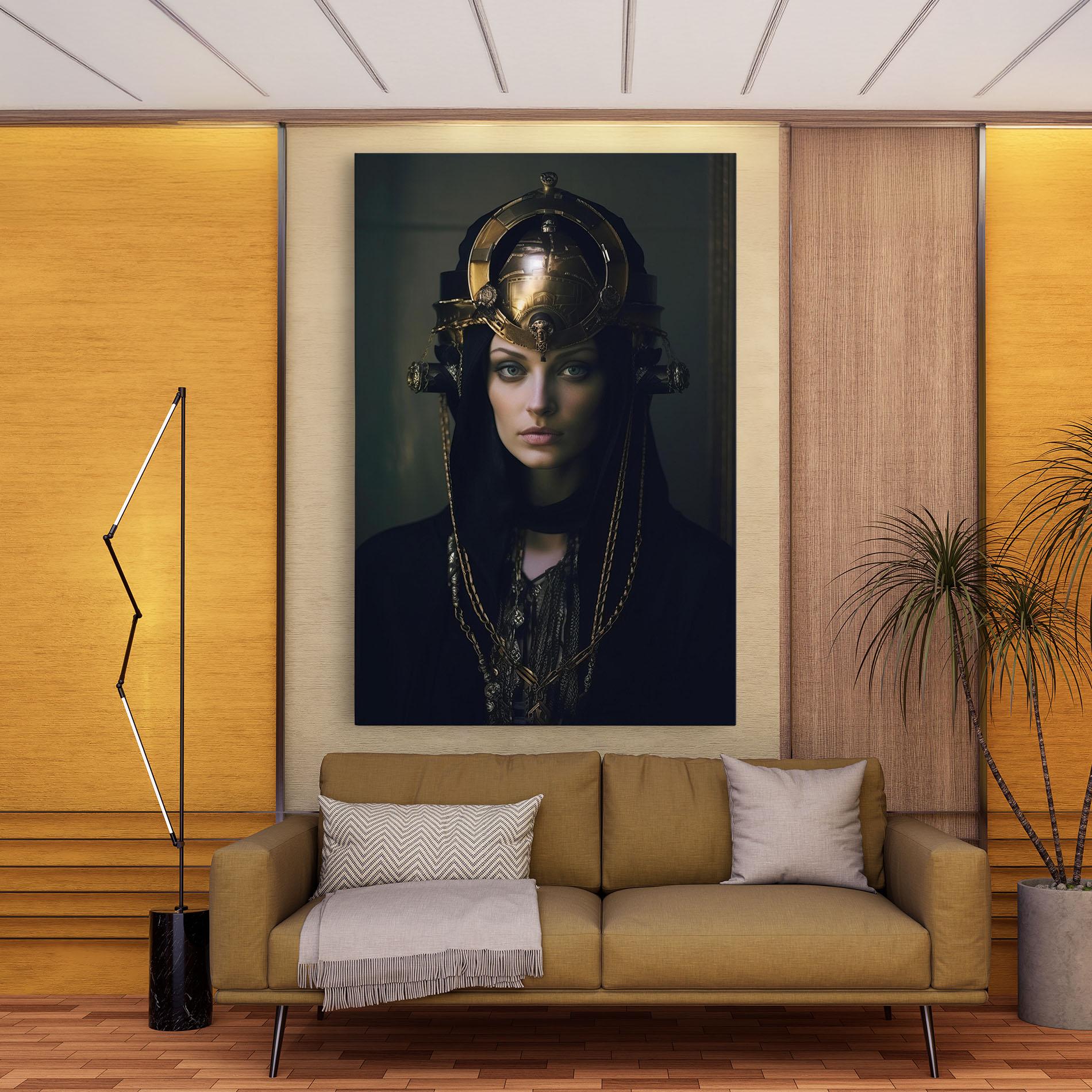 Tablou Canvas Gold Headpiece mockup 9