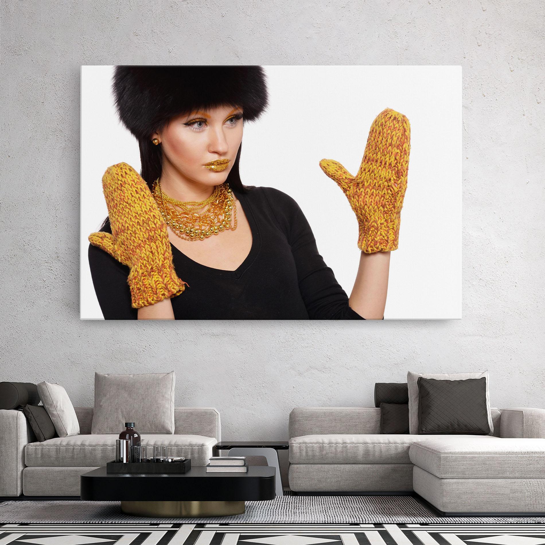 Tablou Canvas Gold Accessories mockup 2