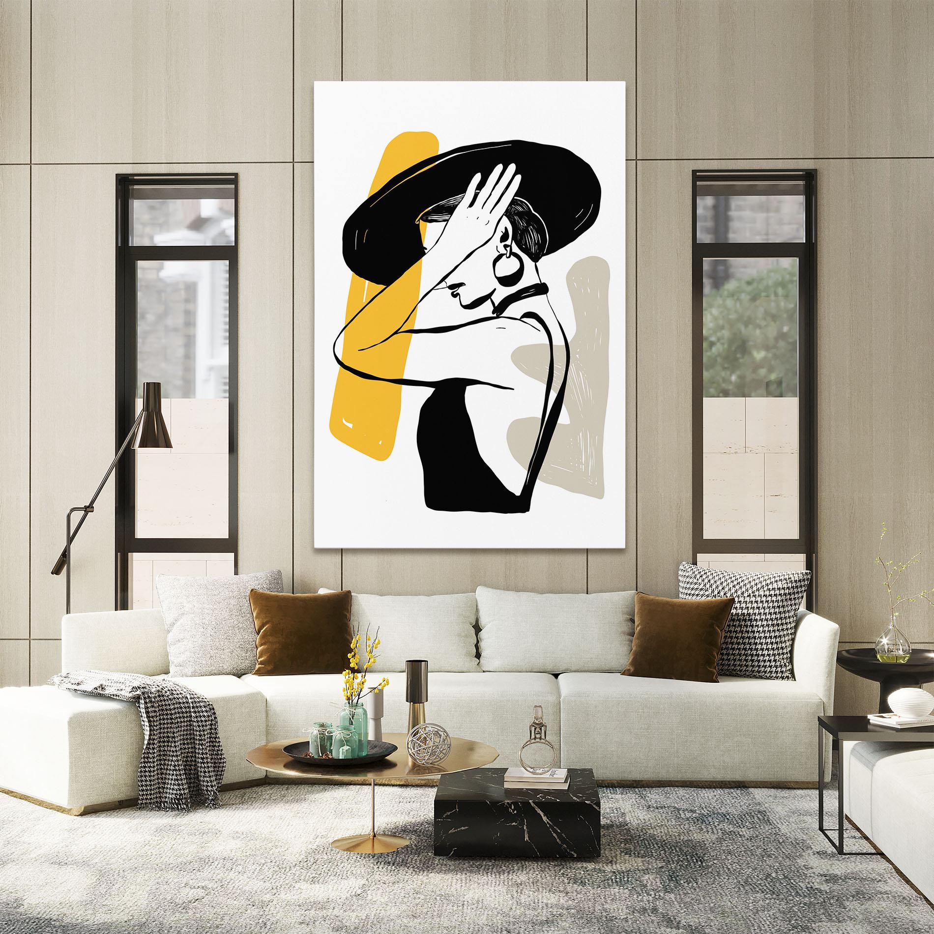 Tablou Canvas Big Earring mockup 2