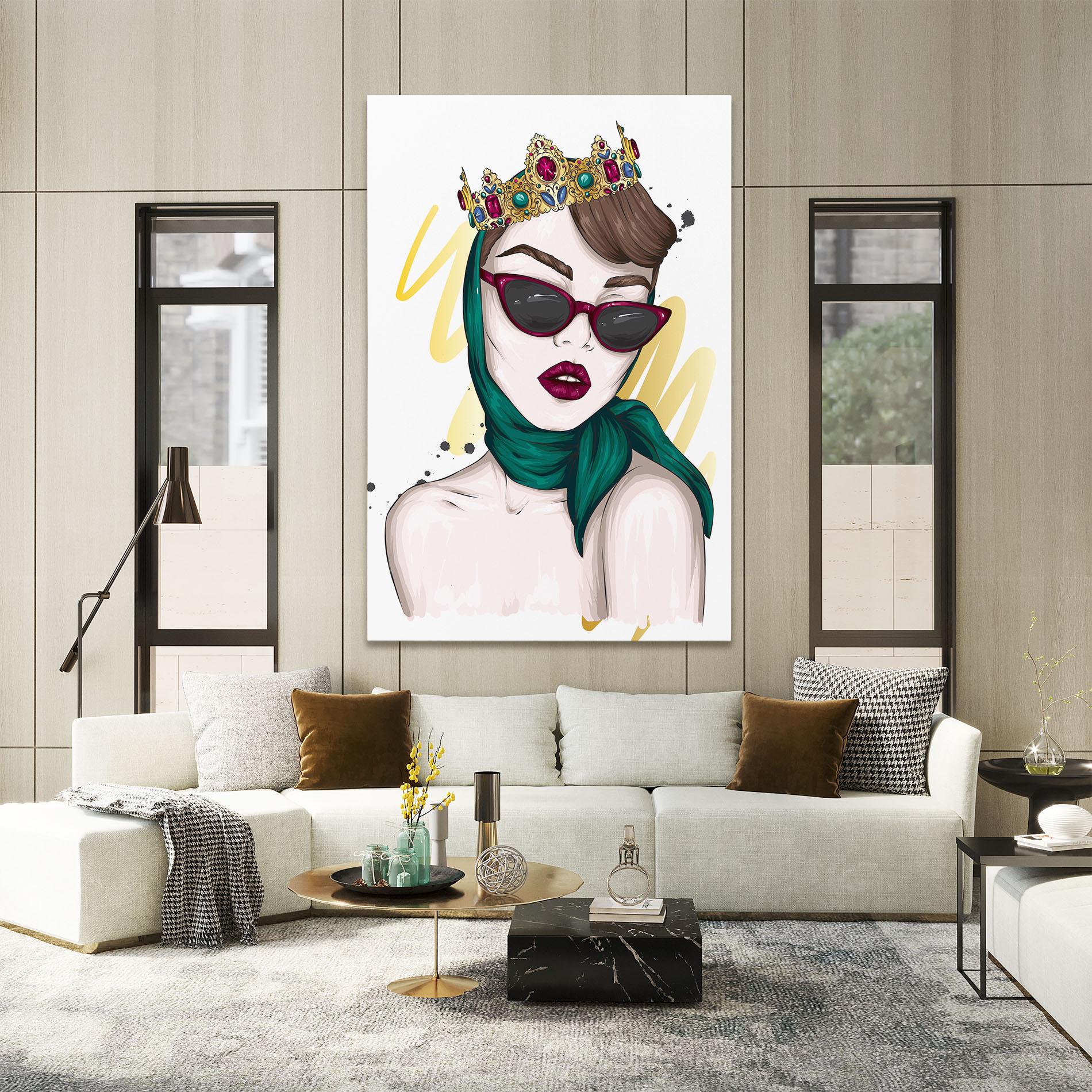 Tablou Canvas Diva Crown mockup 2