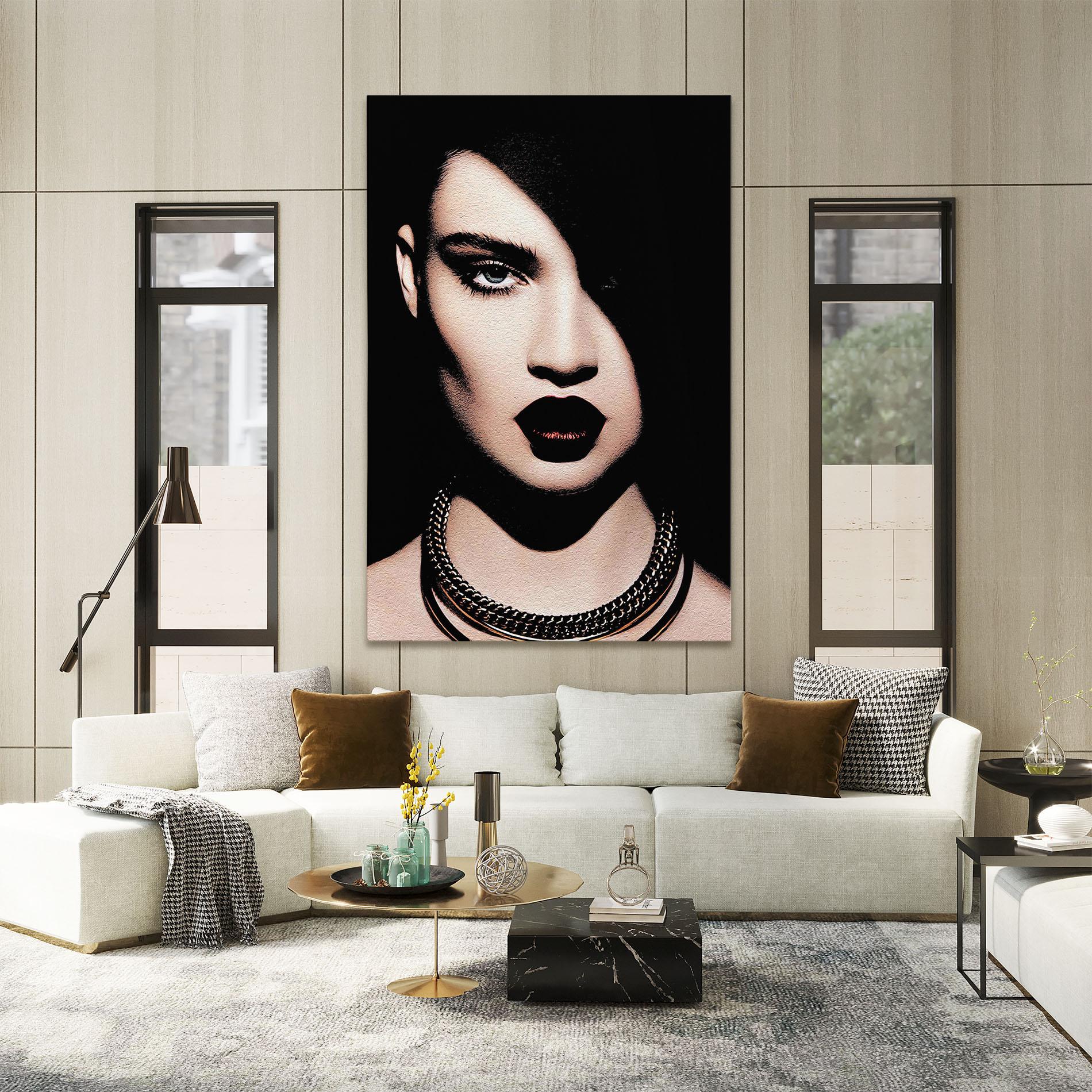 Tablou Canvas Gold Necklace mockup 2