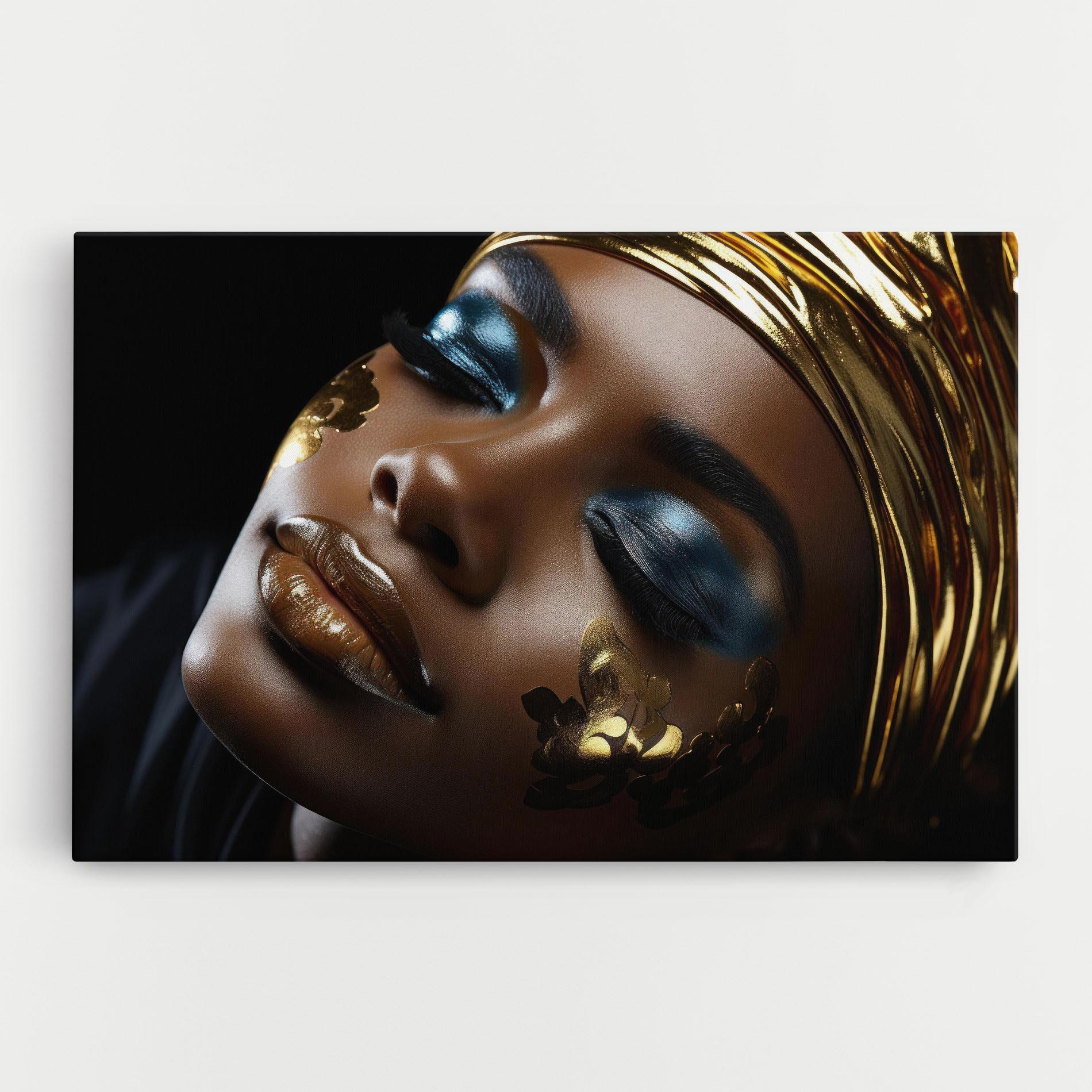 Tablou Canvas Dark Blue Makeup mockup 0