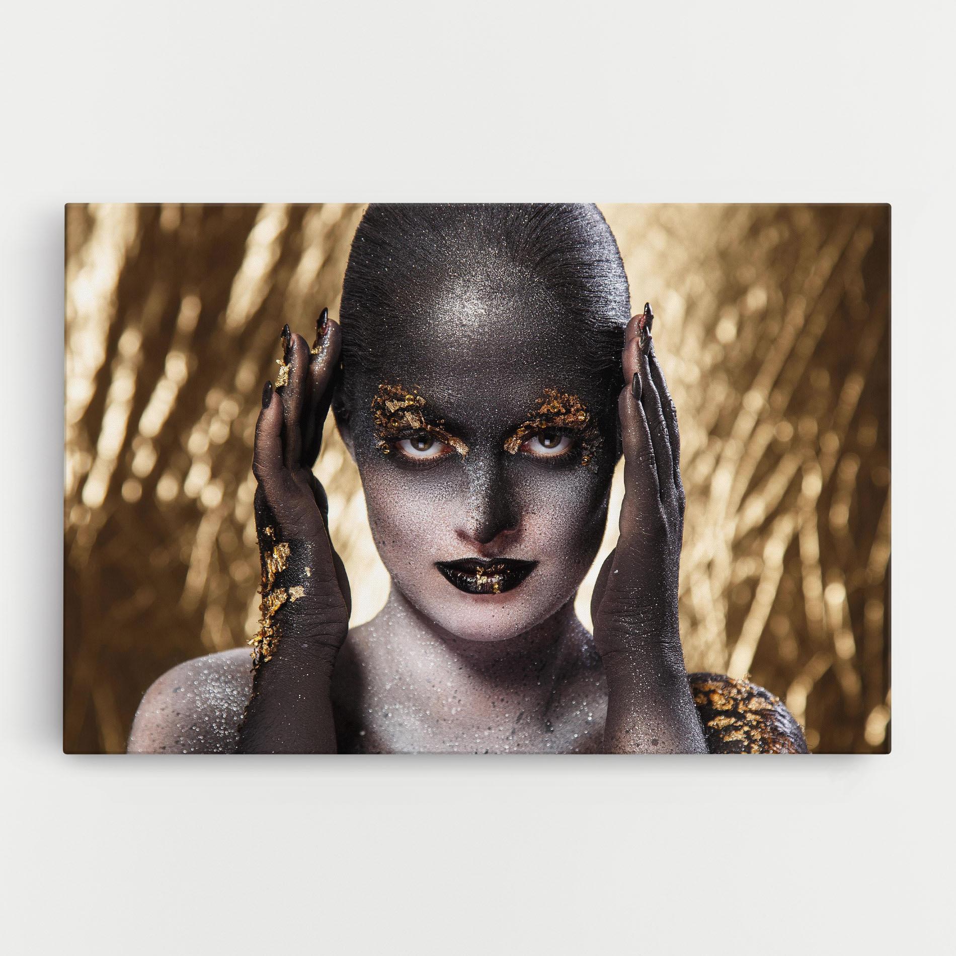 Tablou Canvas Glitter Artistic Makeup mockup 0