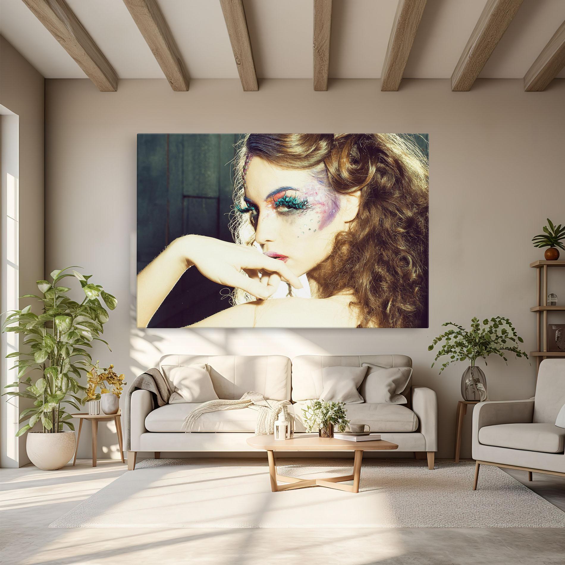 Tablou Canvas False Feather Eyelashes mockup 6