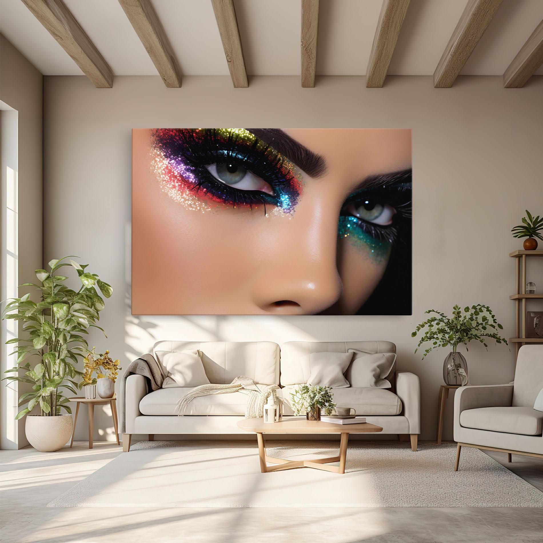 Tablou Canvas Feminine Makeup Model mockup 6