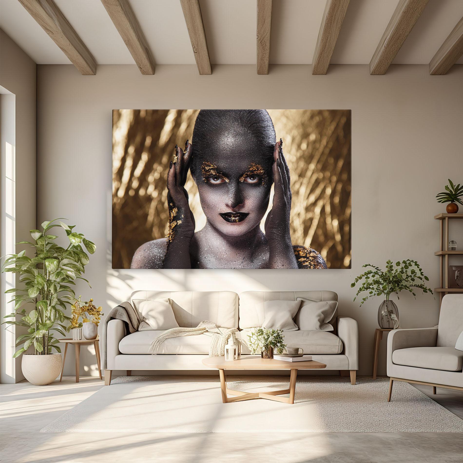 Tablou Canvas Glitter Artistic Makeup mockup 6