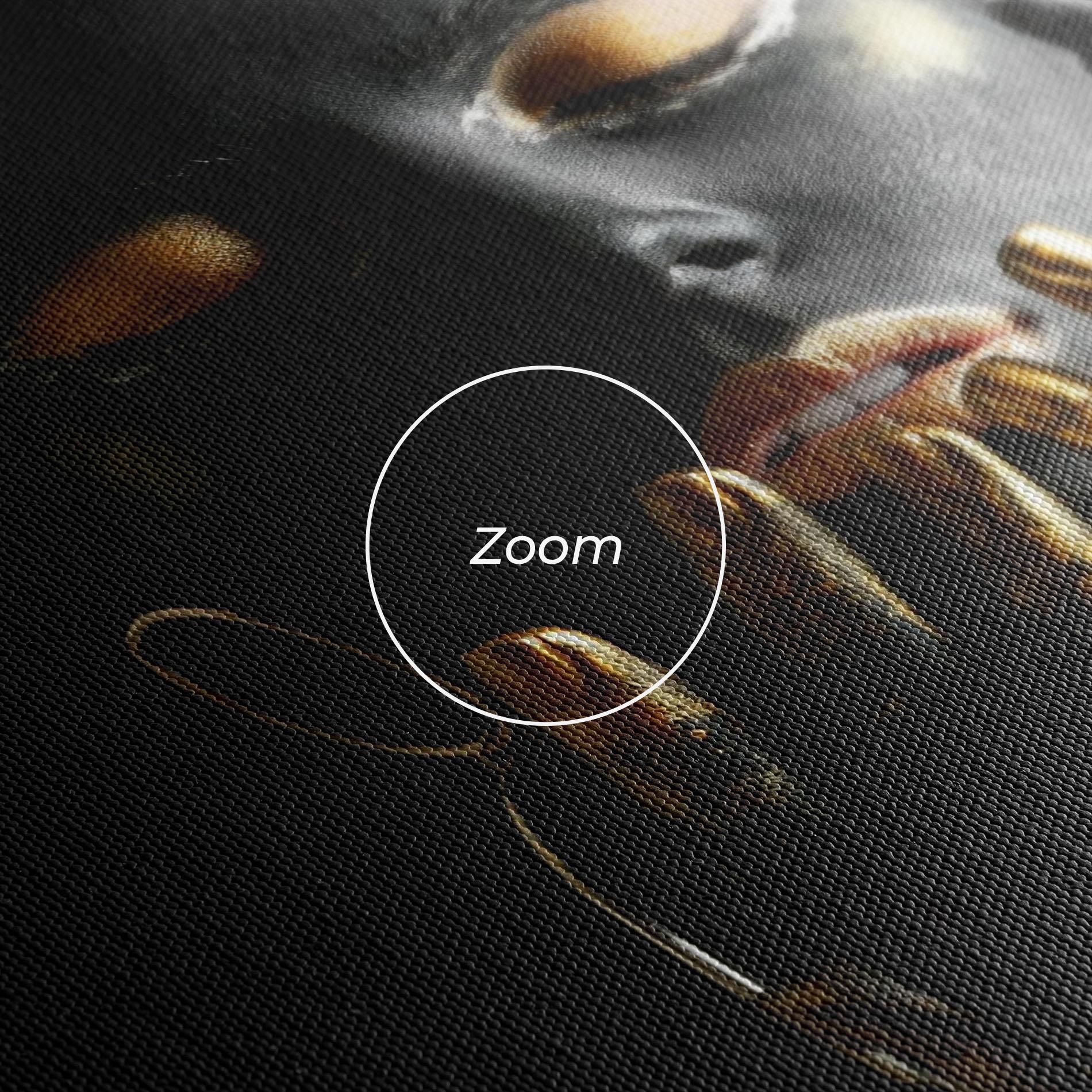 Tablou Canvas Black Golden Makeup mockup 3
