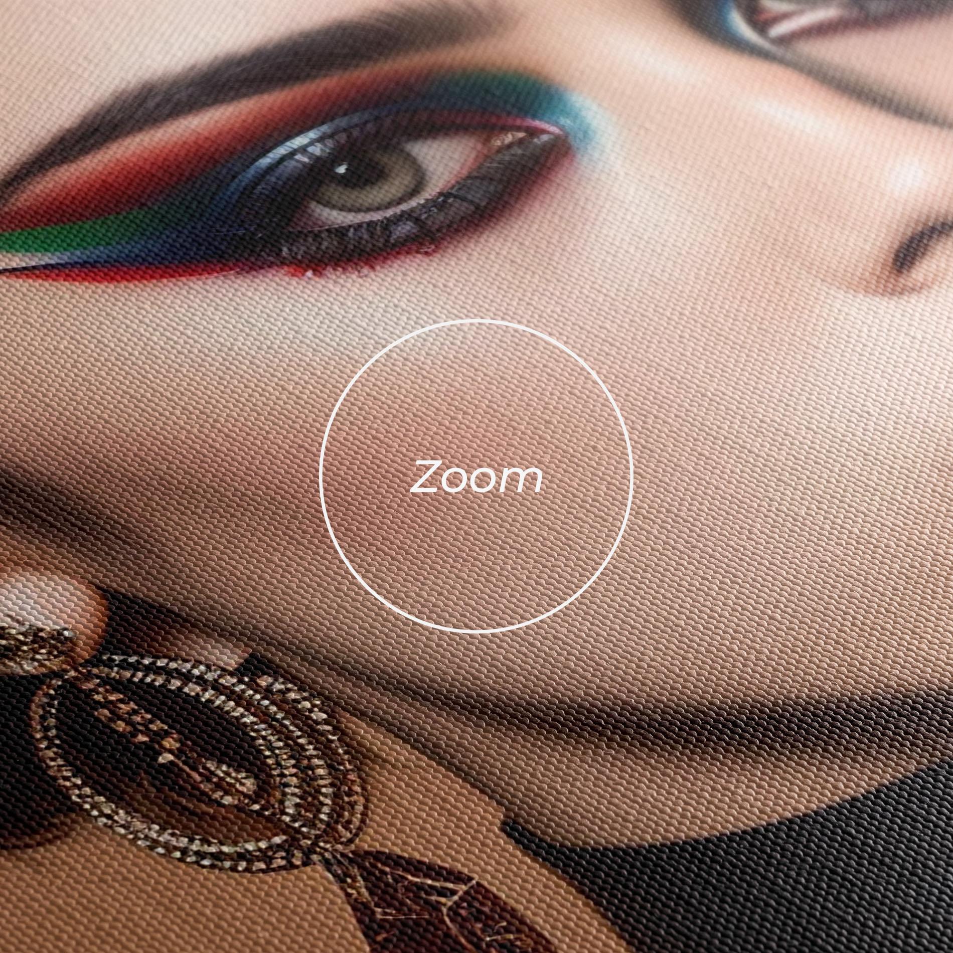 Tablou Canvas Black Lips Makeup mockup 3