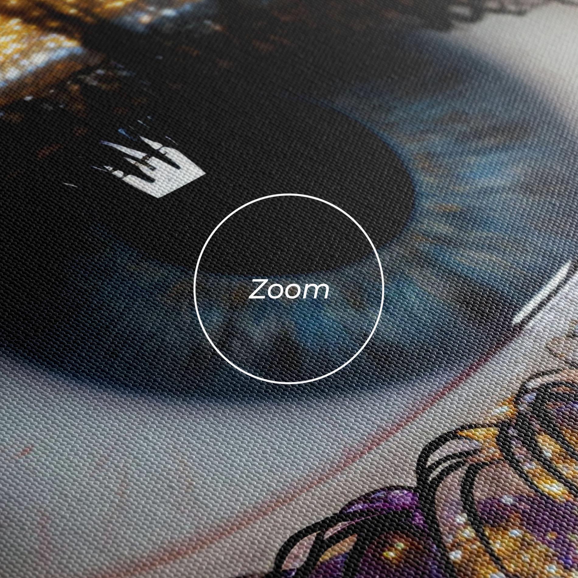 Tablou Canvas Blue Eye Make Up mockup 3