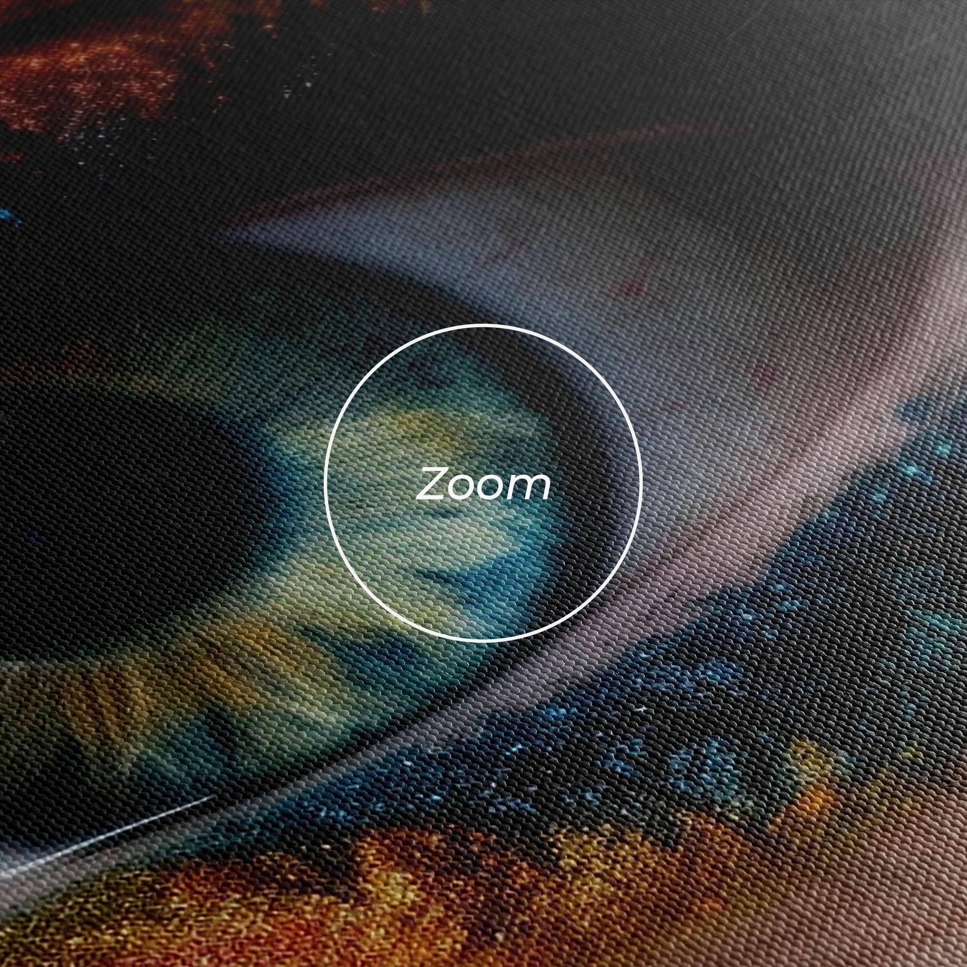 Tablou Canvas Blue Green Eye Makeup mockup 3