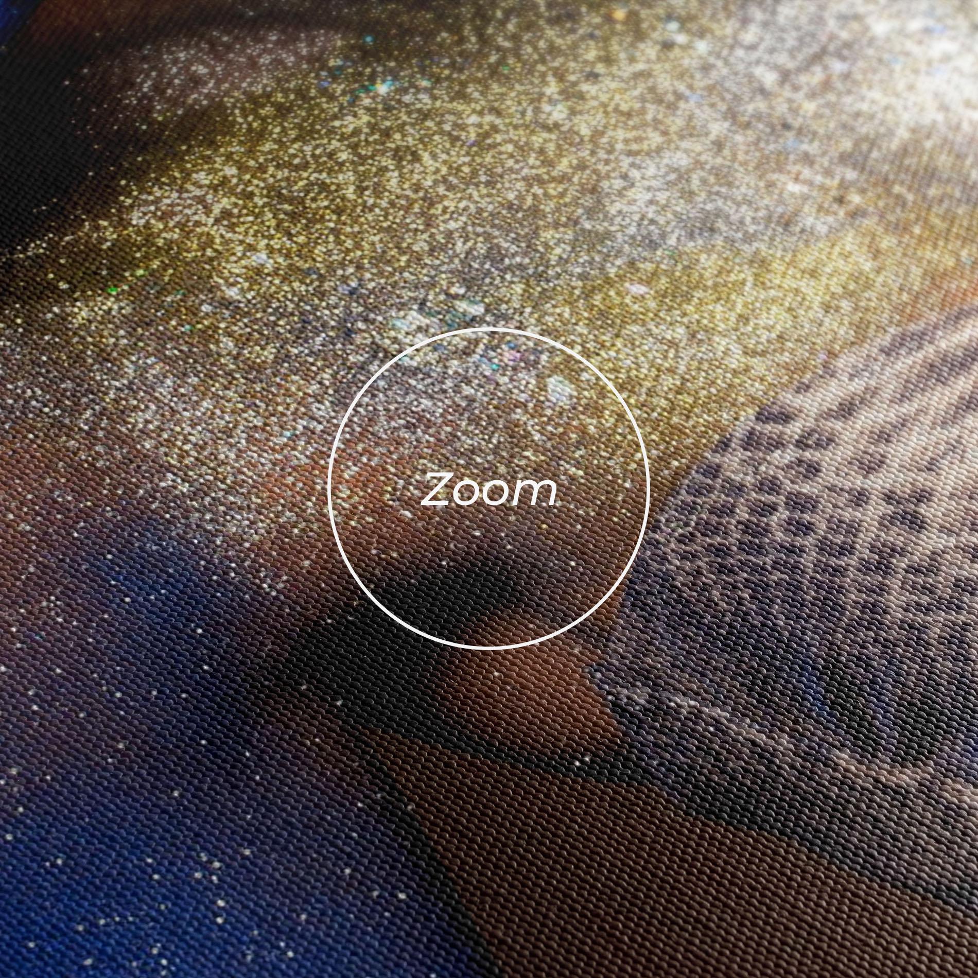 Tablou Canvas Blue Hair Make Up mockup 3