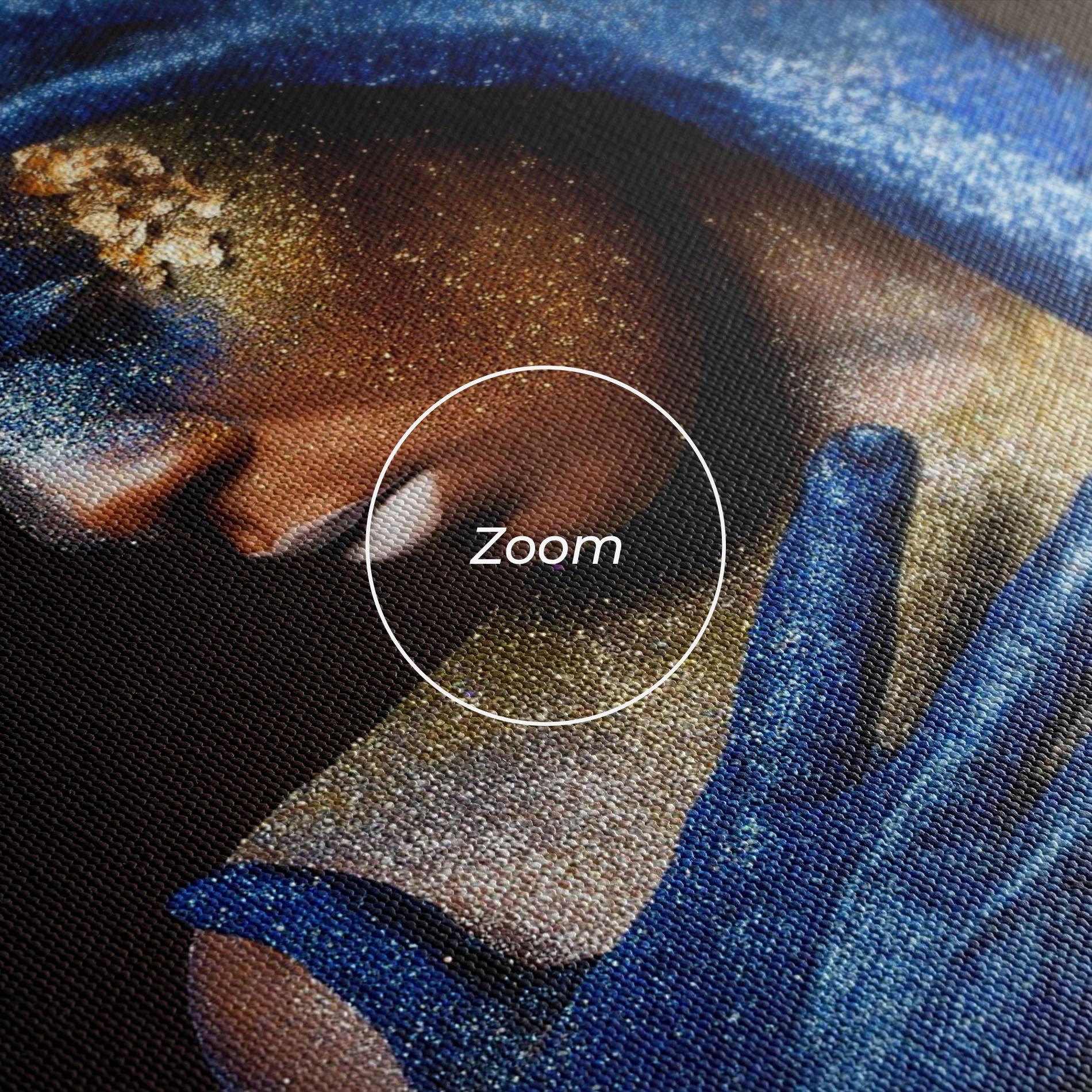 Tablou Canvas Blue Hands Makeup mockup 3