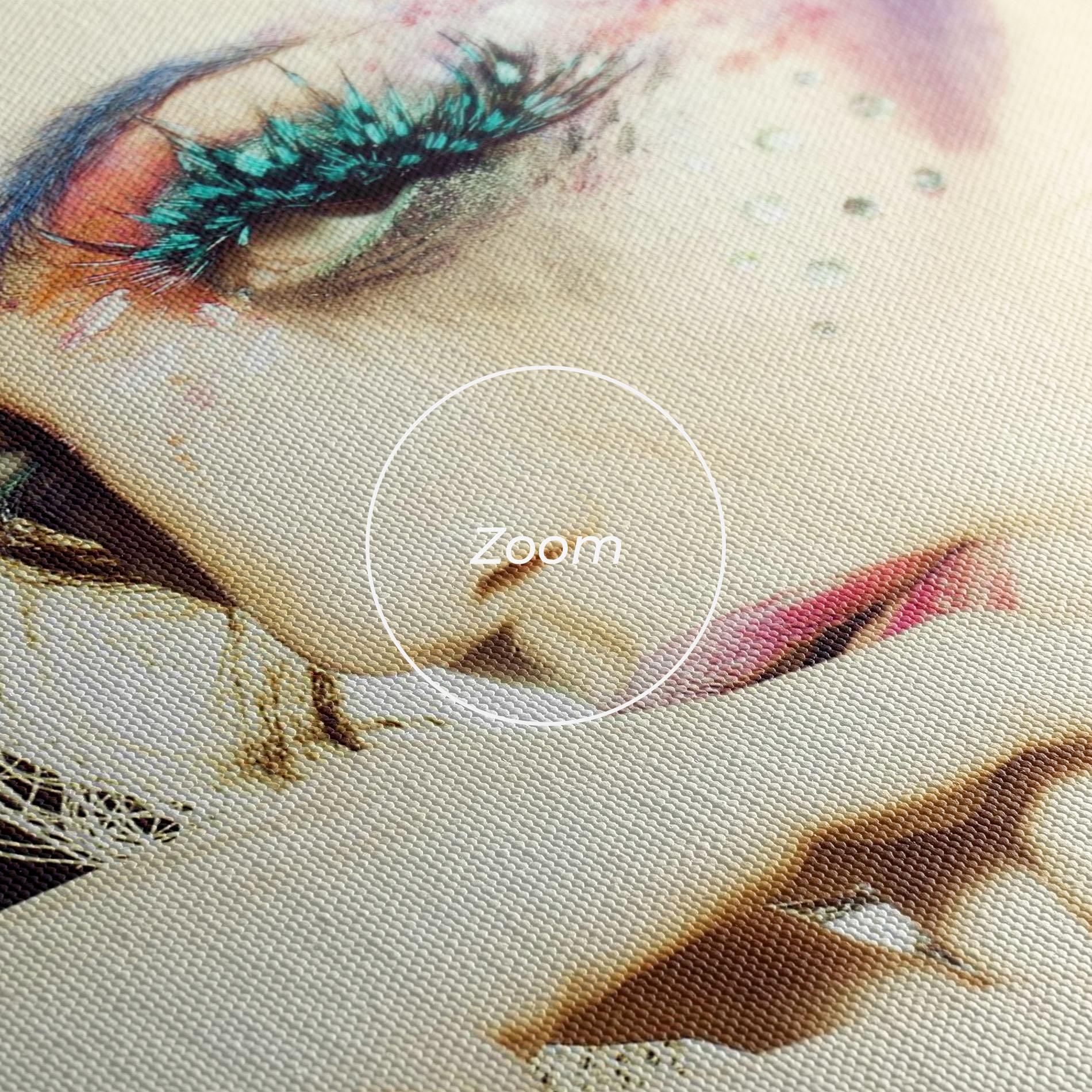 Tablou Canvas False Feather Eyelashes mockup 3