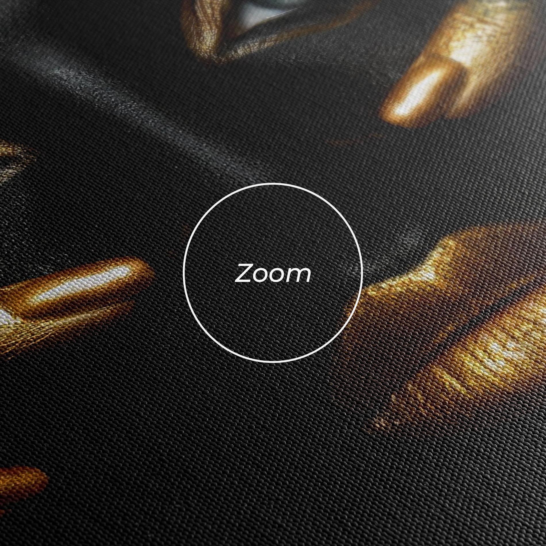 Tablou Canvas Gold Makeup Fingertips mockup 3