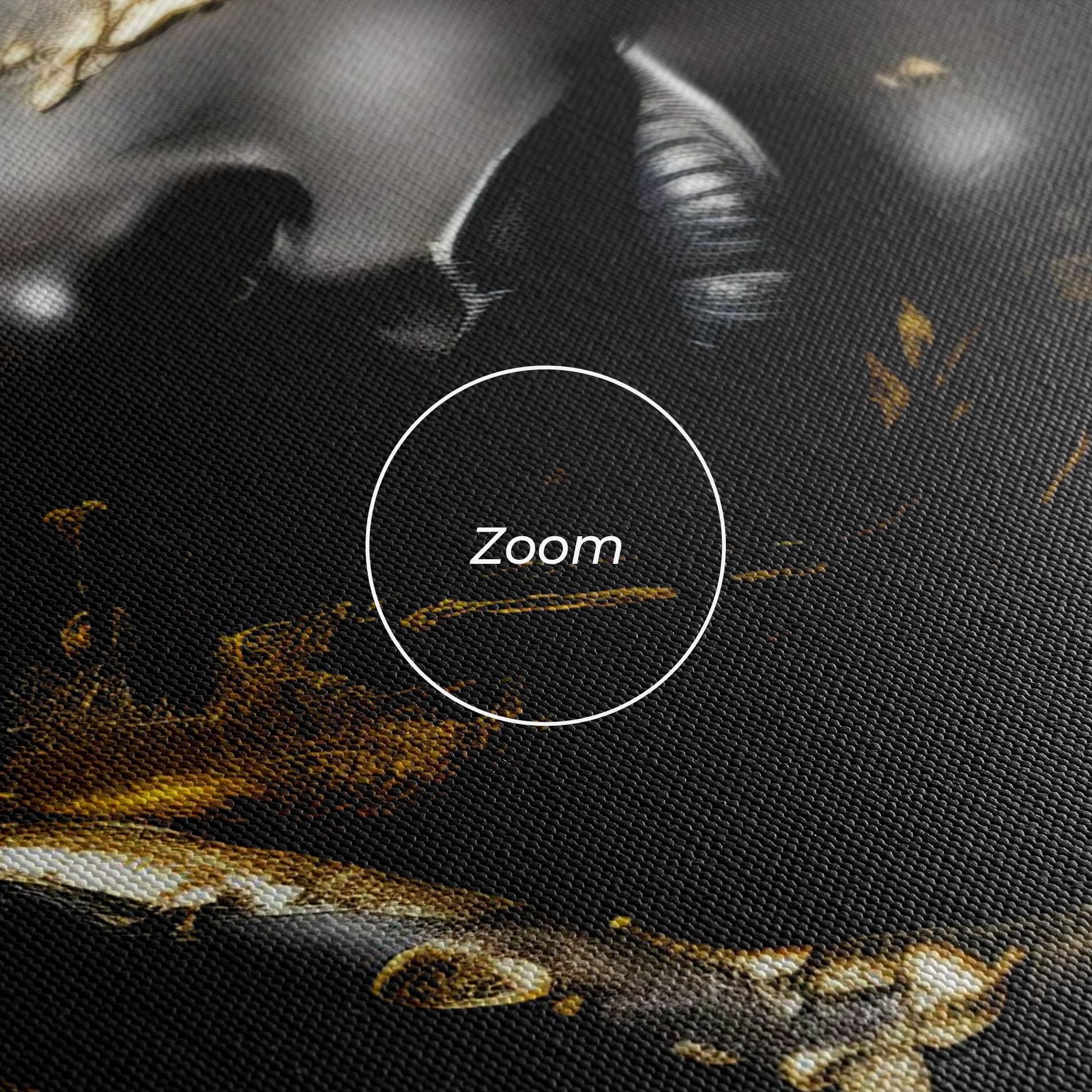 Tablou Canvas Gold Makeup On Black mockup 3