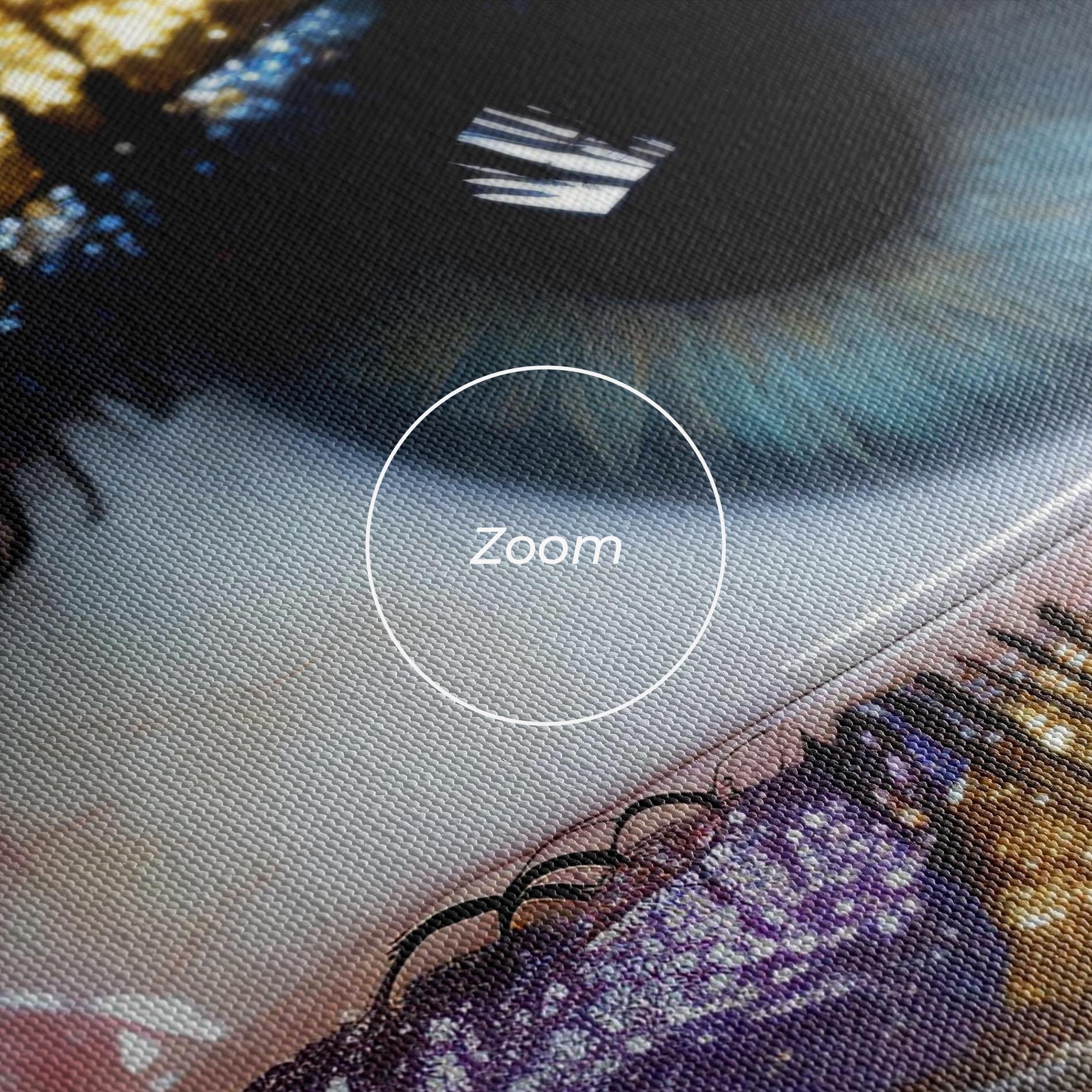 Tablou Canvas Golden Purple Make Up mockup 3