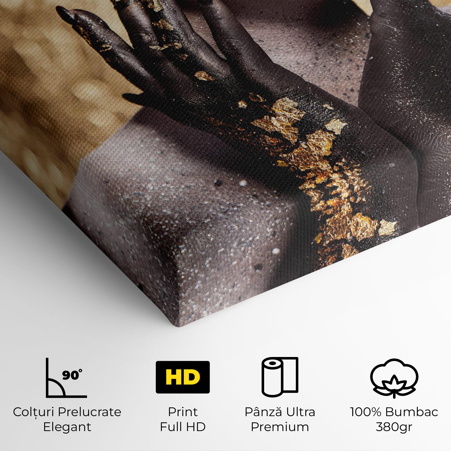 Tablou Canvas Artistic Glitter Makeup mockup 4