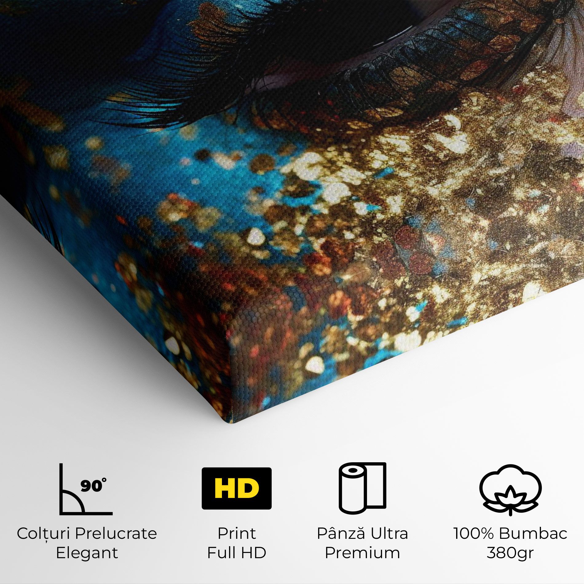 Blue Gold Glitter mockup 4