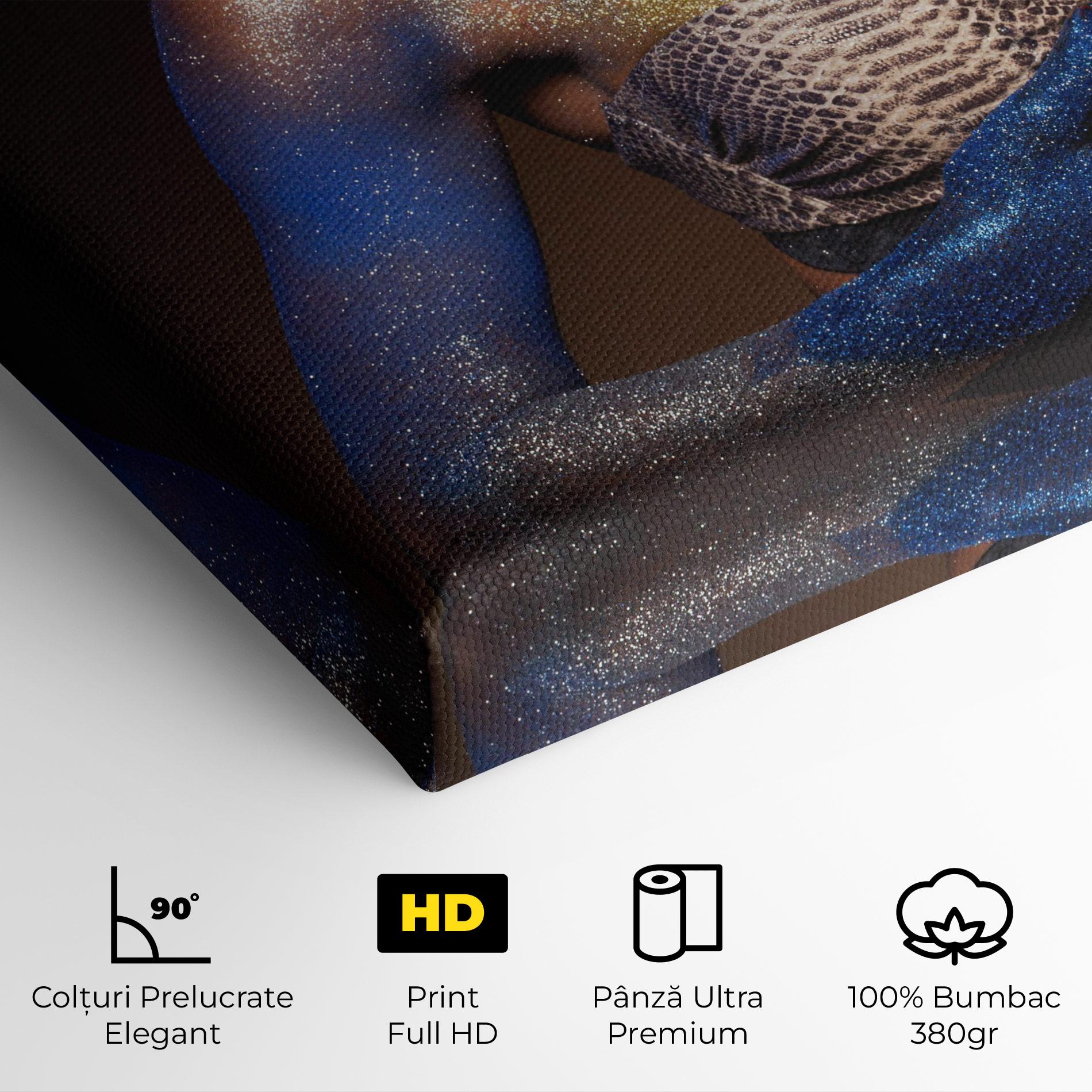 Tablou Canvas Blue Hair Make Up mockup 4