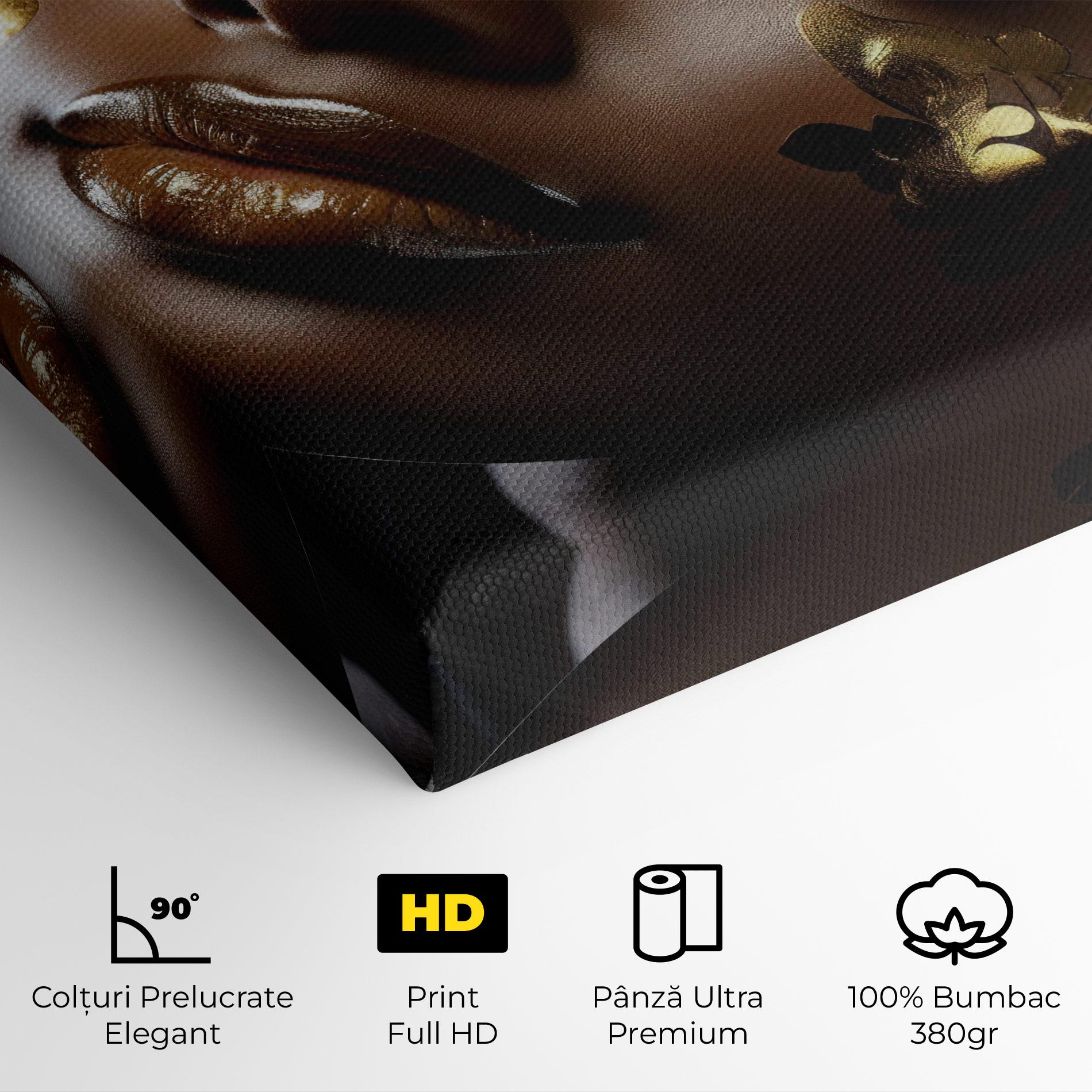 Tablou Canvas Dark Blue Makeup mockup 4