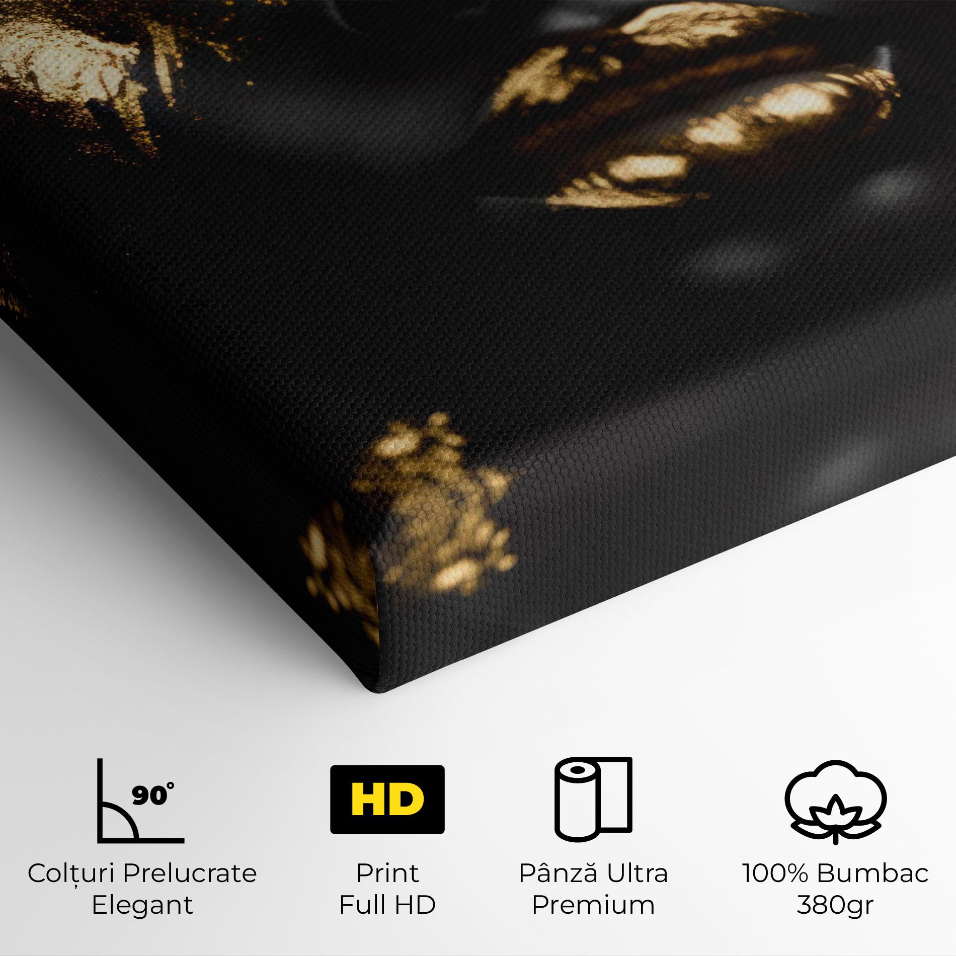 Tablou Canvas Gold Eyes Makeup mockup 4