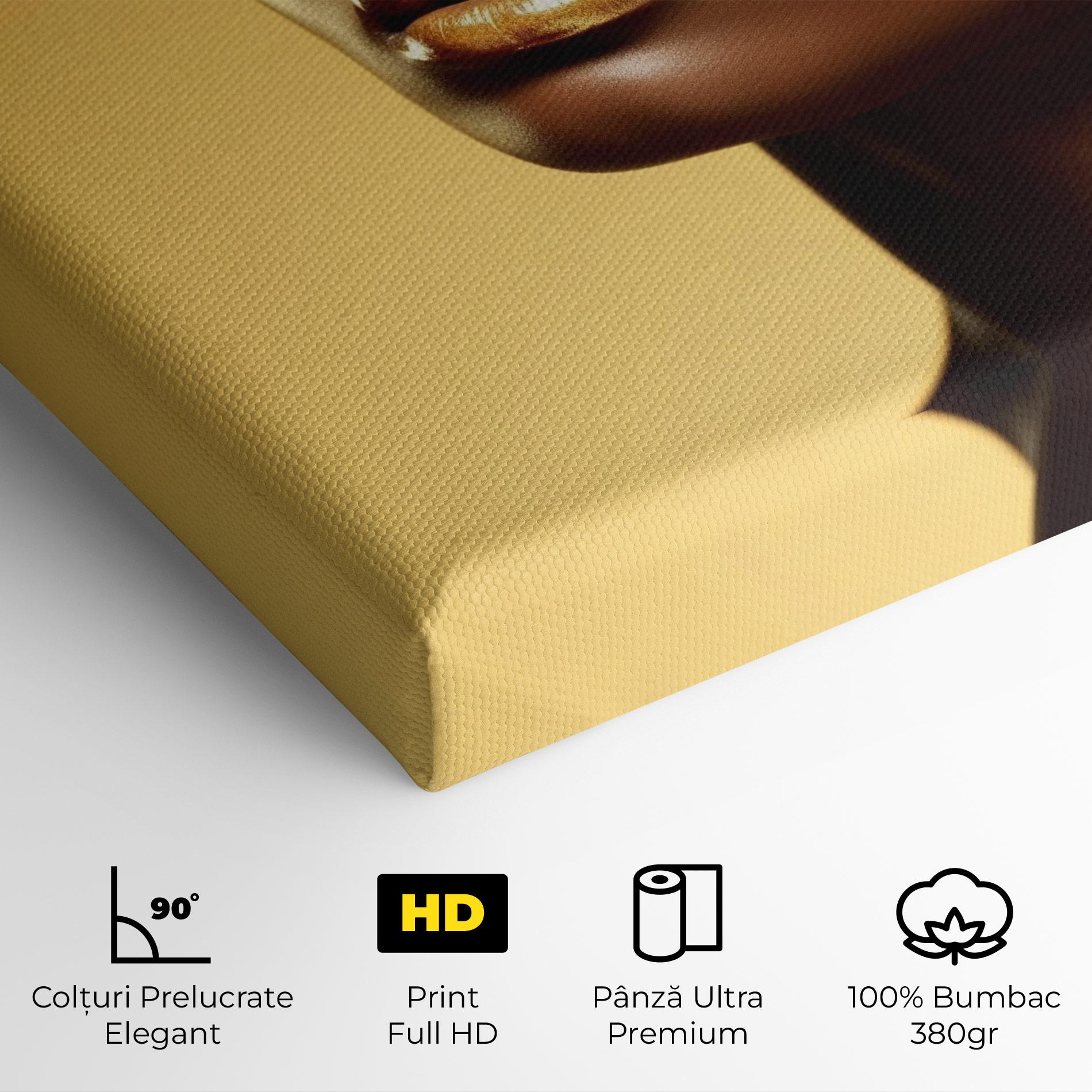 Tablou Canvas Gold Headdress mockup 4