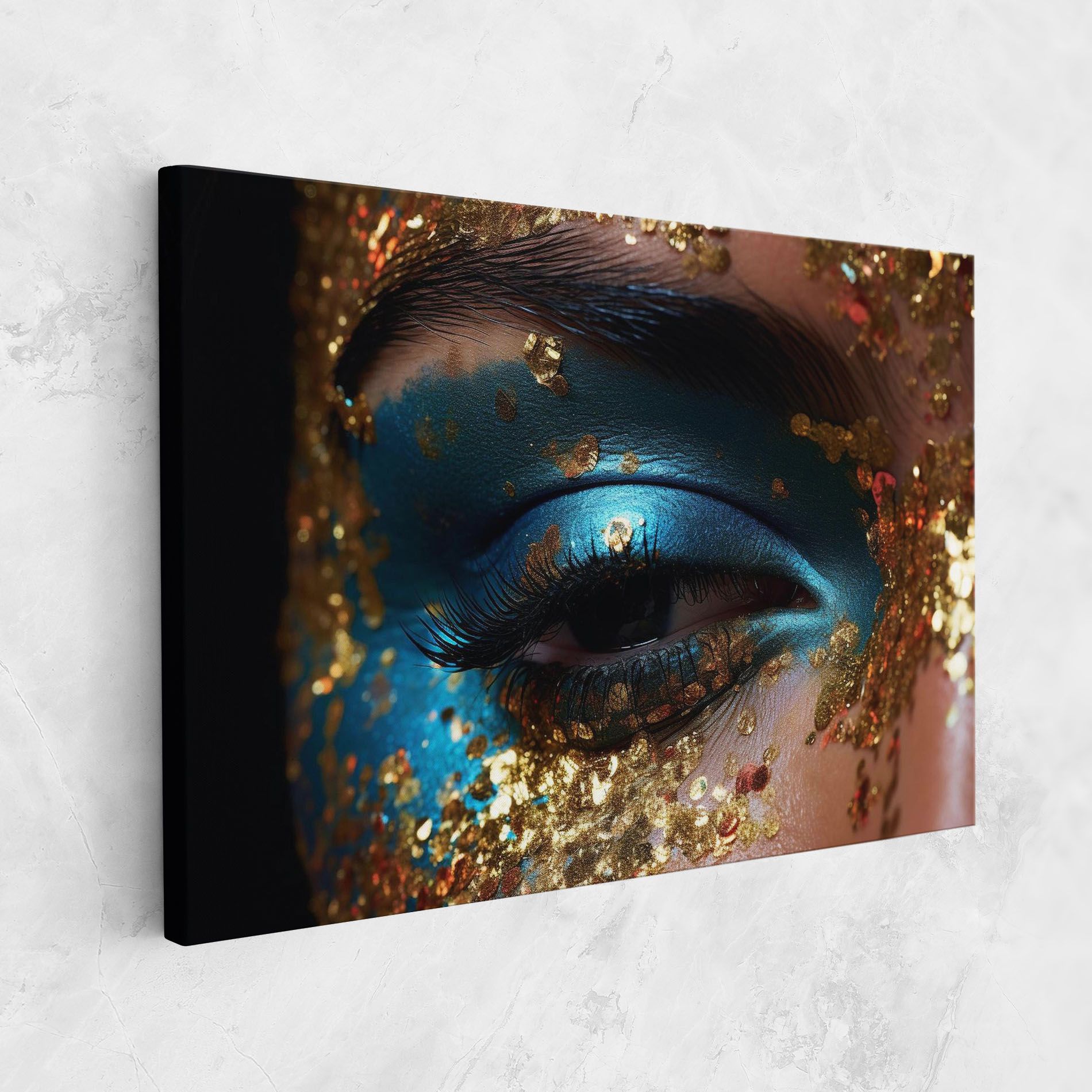 Blue Gold Glitter mockup 1