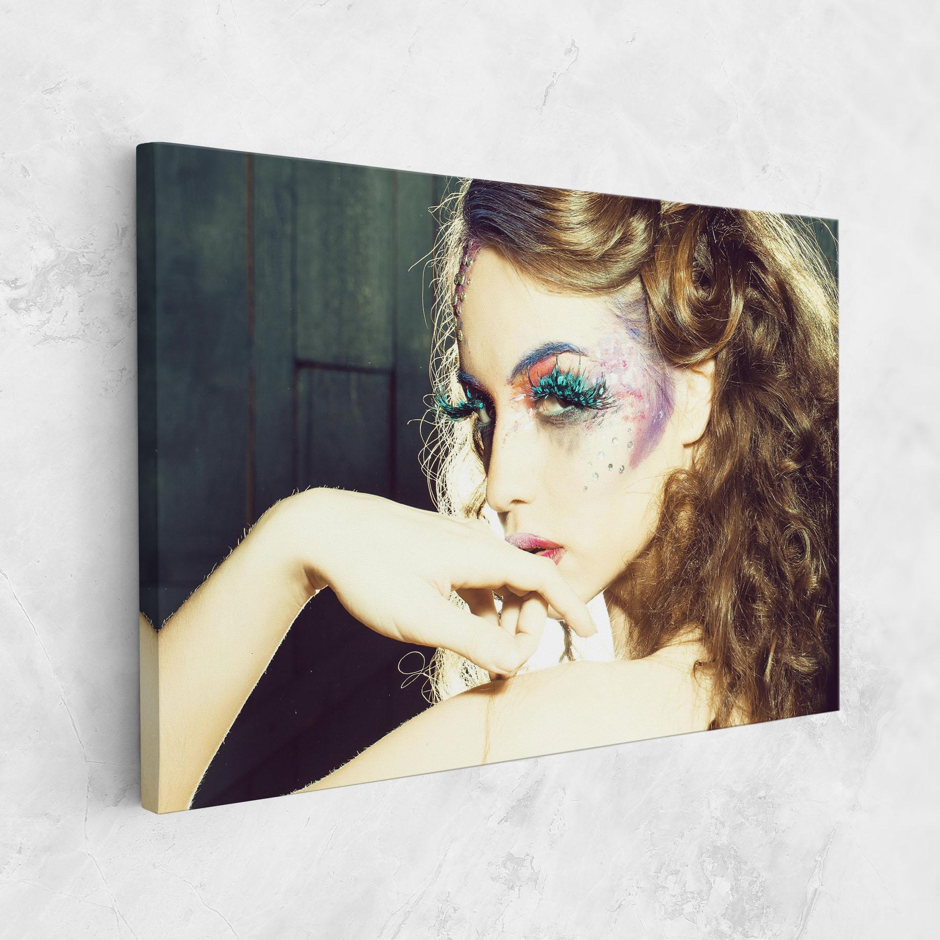 Tablou Canvas False Feather Eyelashes mockup 1