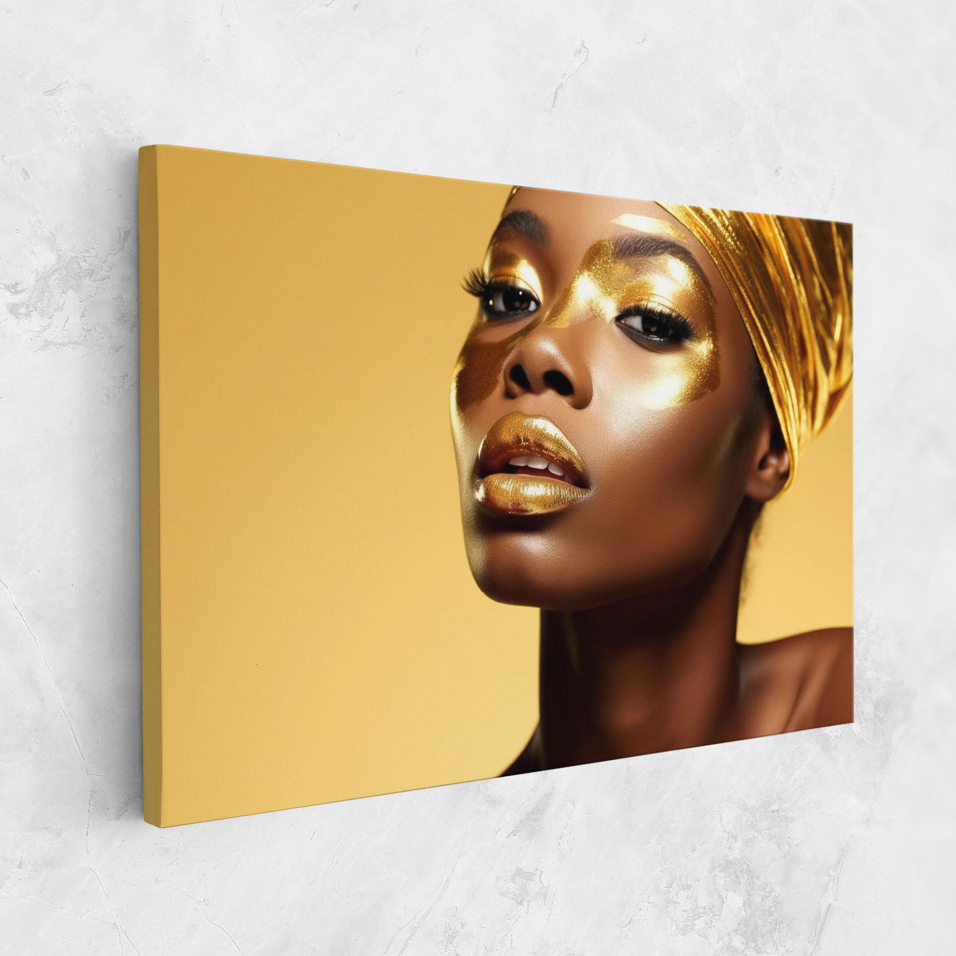 Tablou Canvas Gold Headdress mockup 1