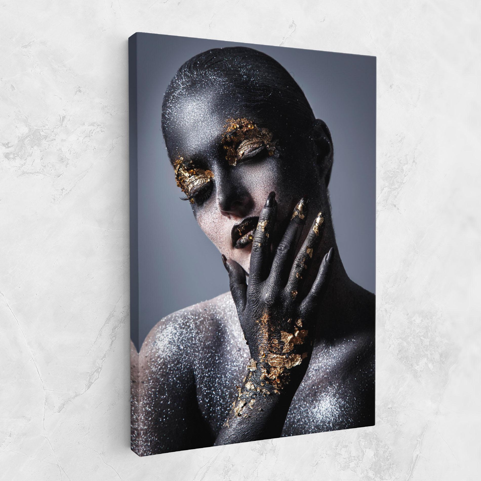 Tablou Canvas Artistic Black Makeup mockup 1