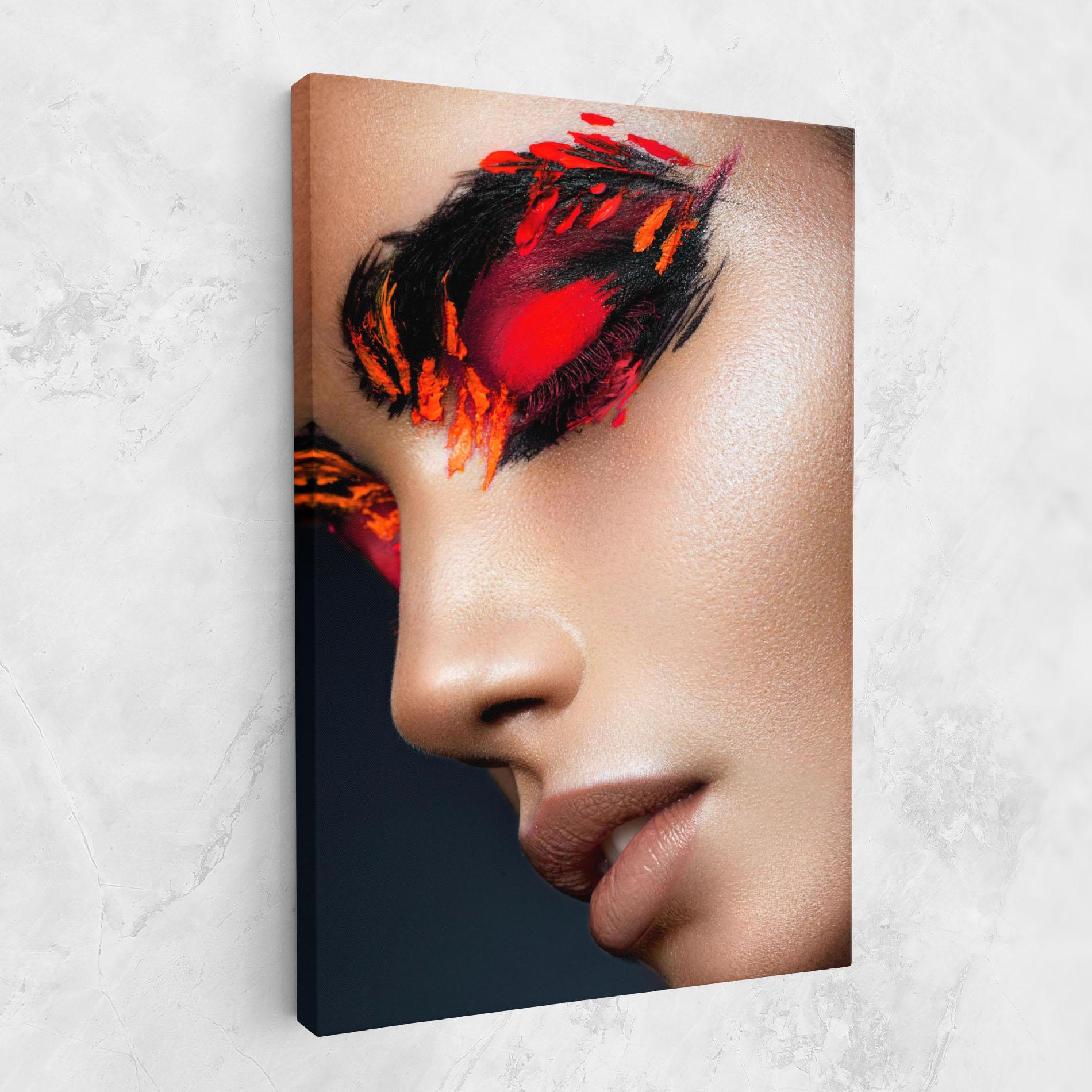 Tablou Canvas Fire Make Up mockup 1