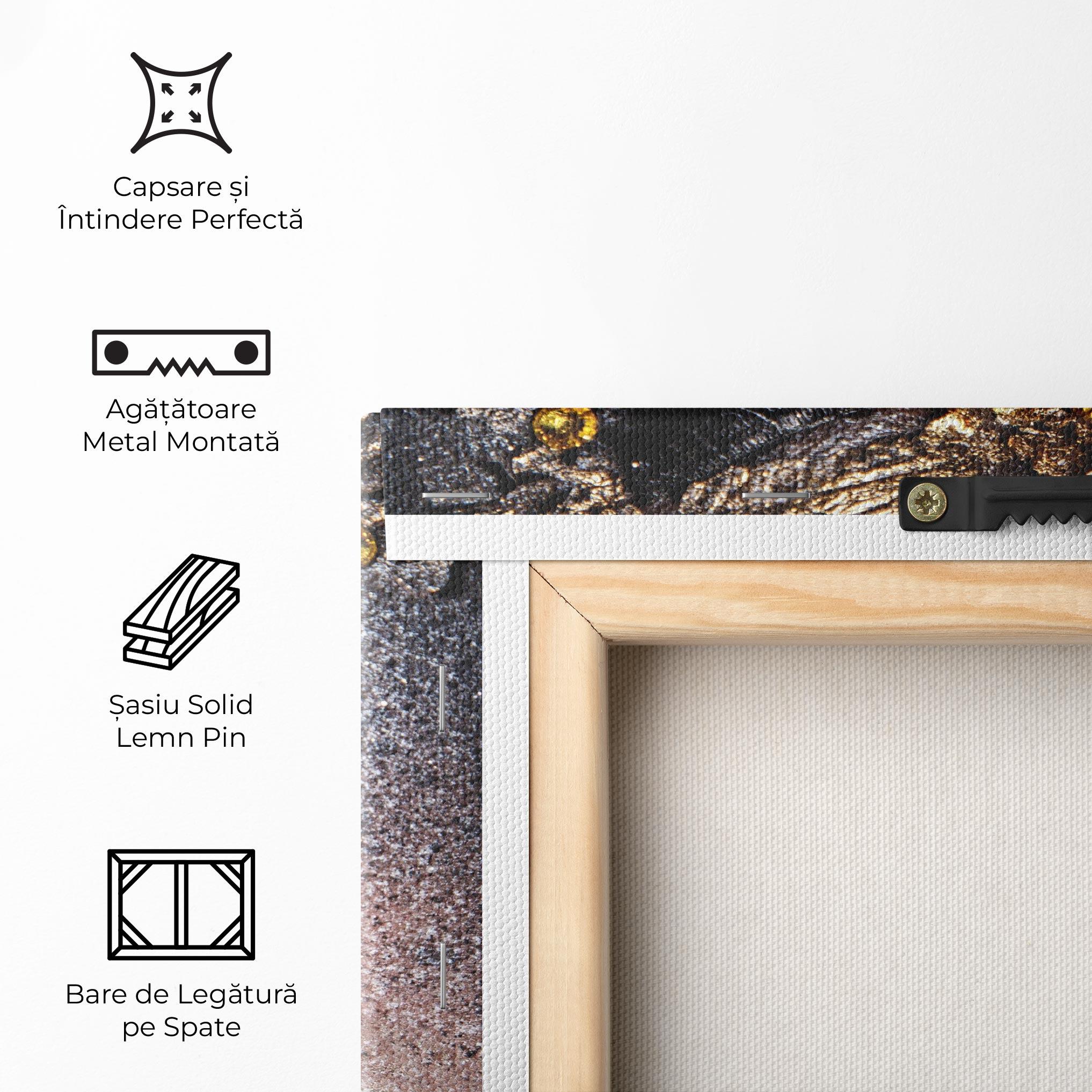 Tablou Canvas Beautiful Gold Artistic Makeup mockup 5