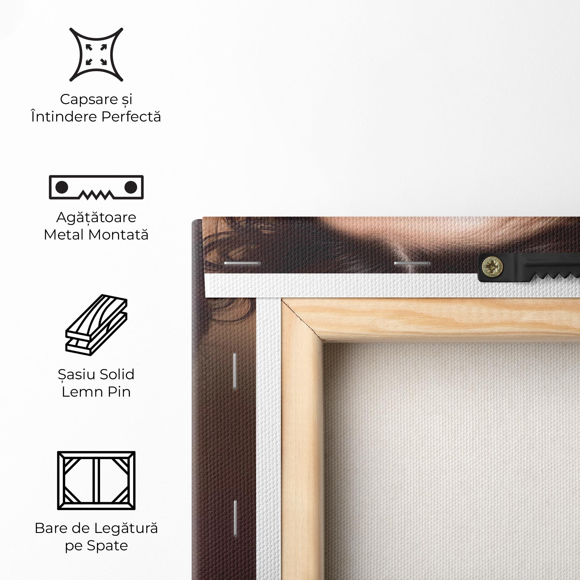 Tablou Canvas Black Lips Makeup mockup 5