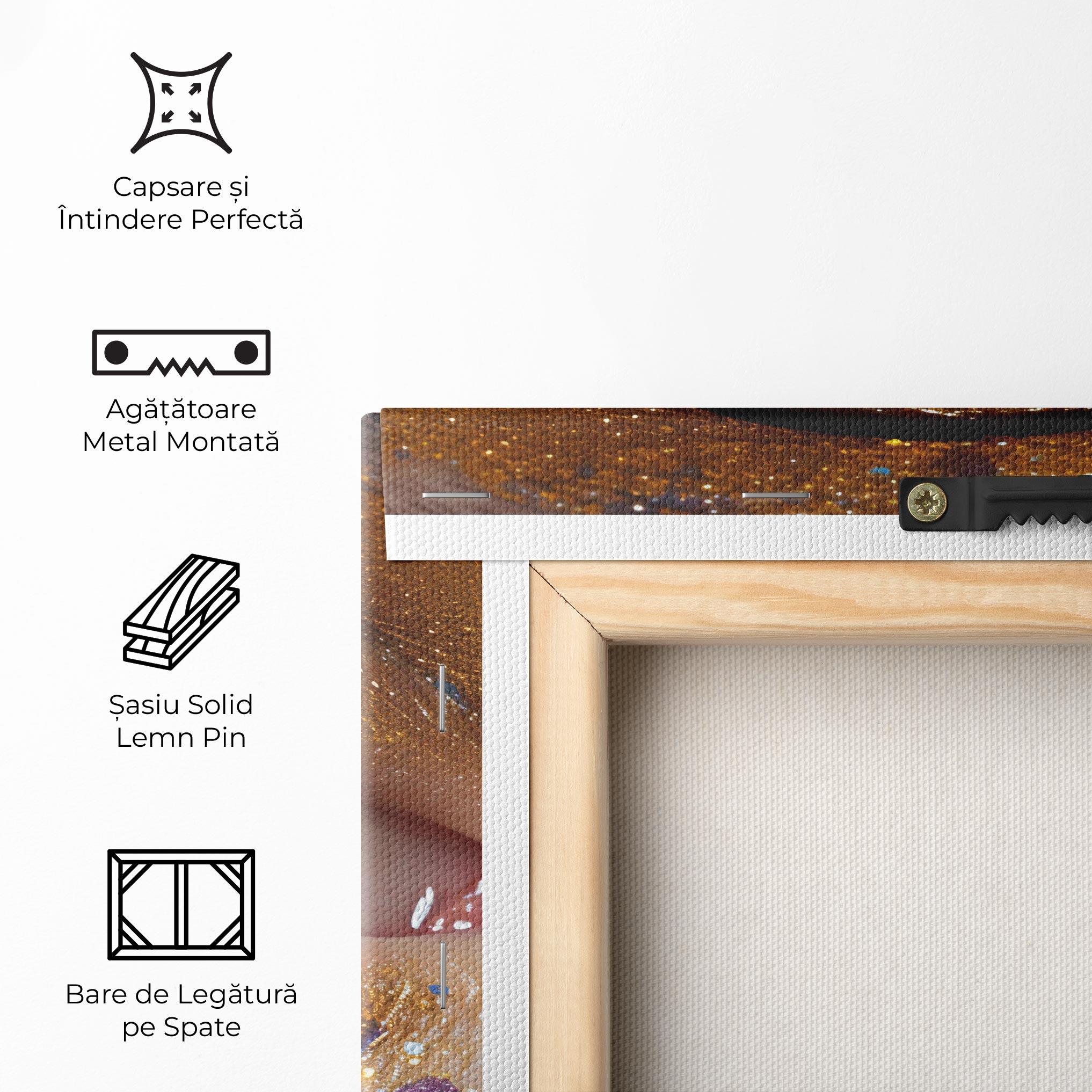 Tablou Canvas Blue Eye Make Up mockup 5