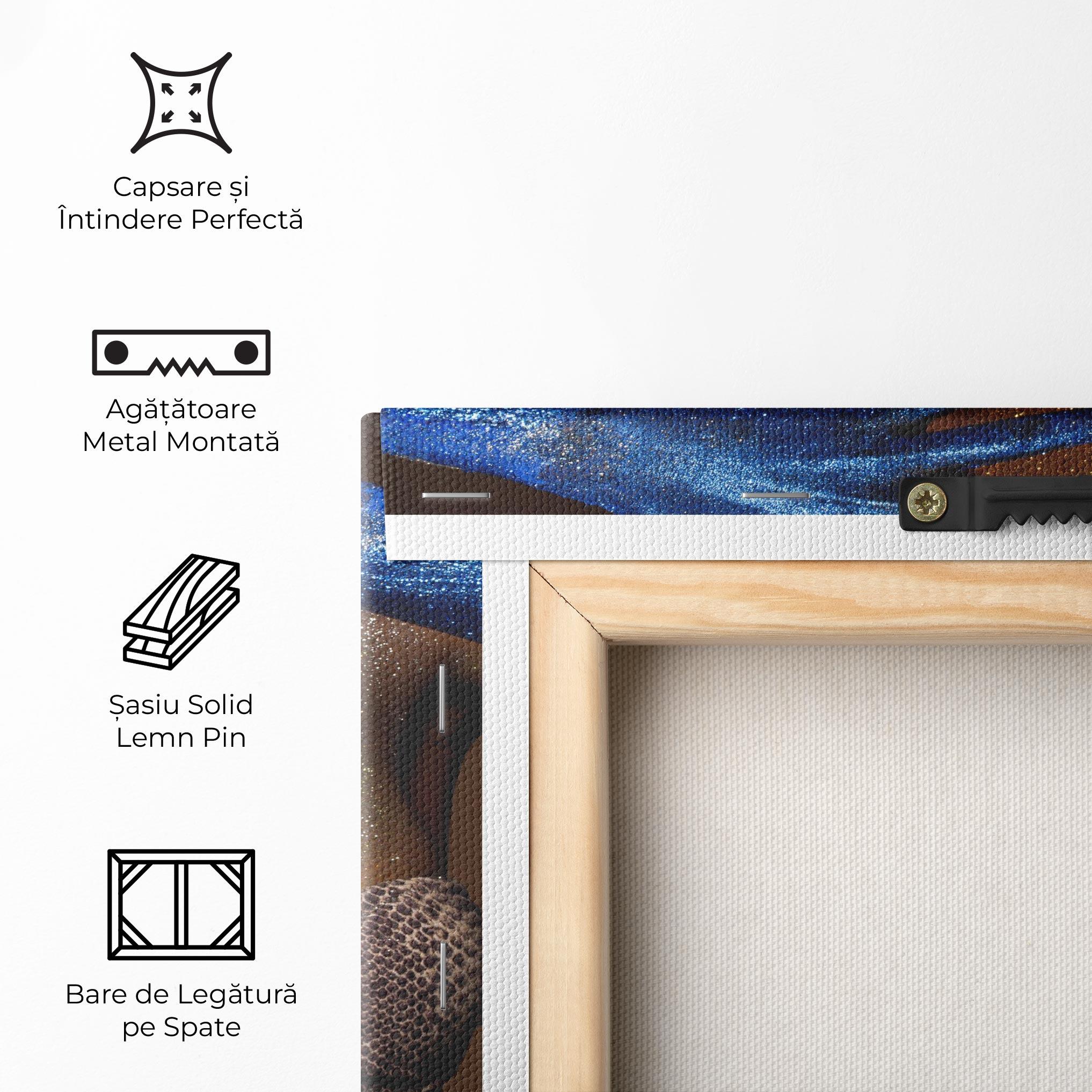 Tablou Canvas Blue Hair Make Up mockup 5