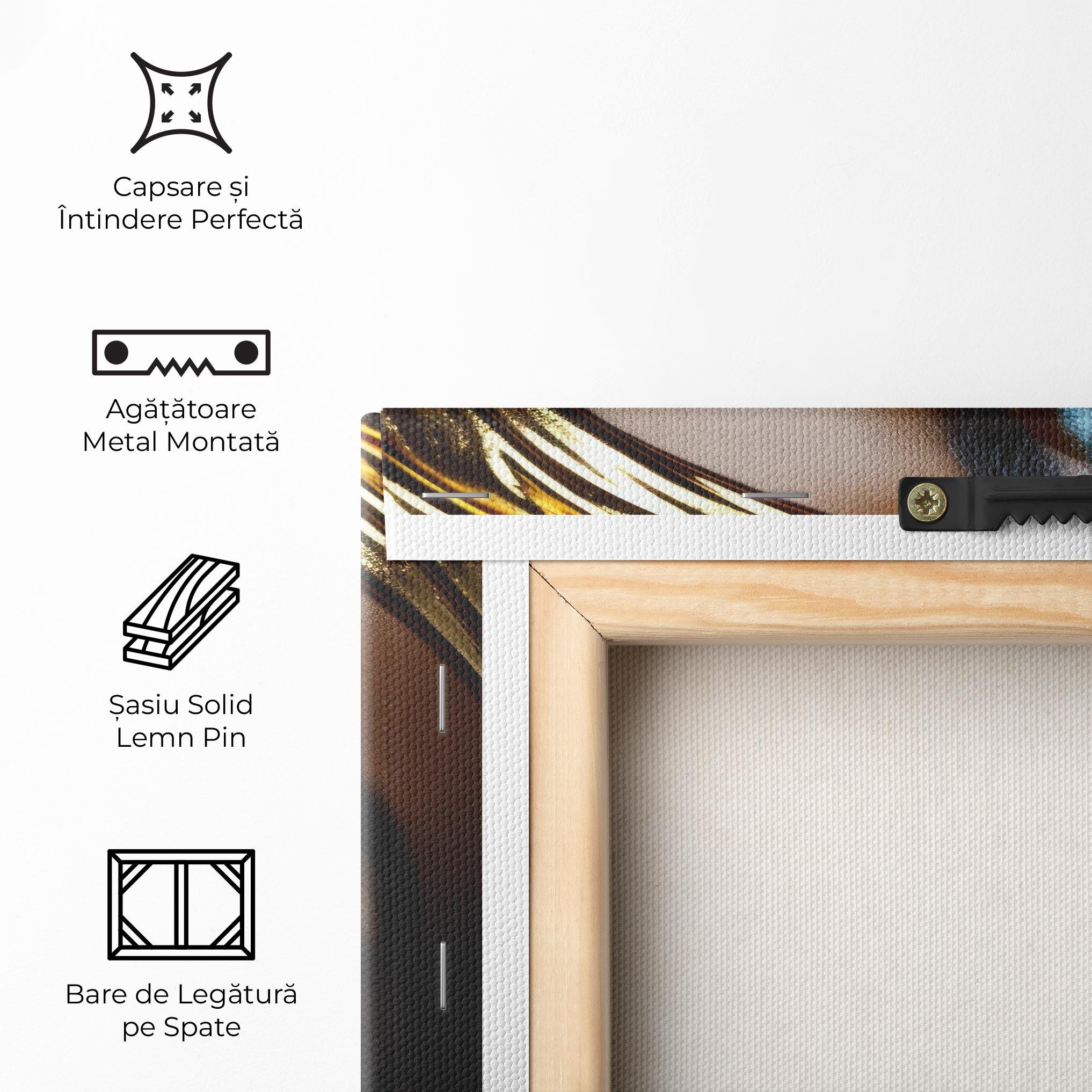 Tablou Canvas Dark Blue Makeup mockup 5