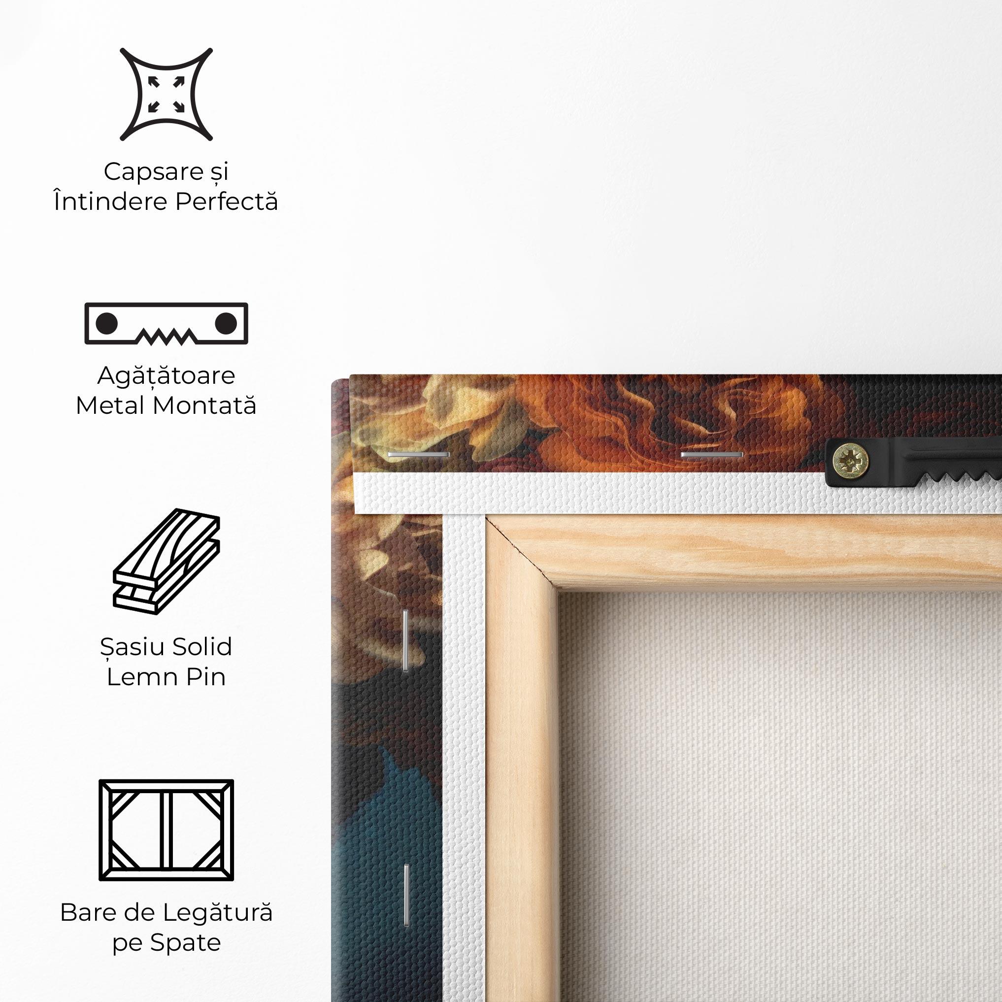 Tablou Canvas Skull Makeup mockup 5