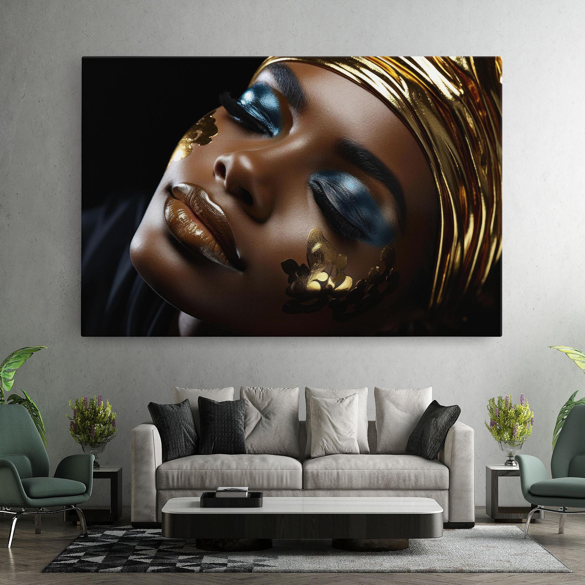 Tablou Canvas Dark Blue Makeup mockup 7