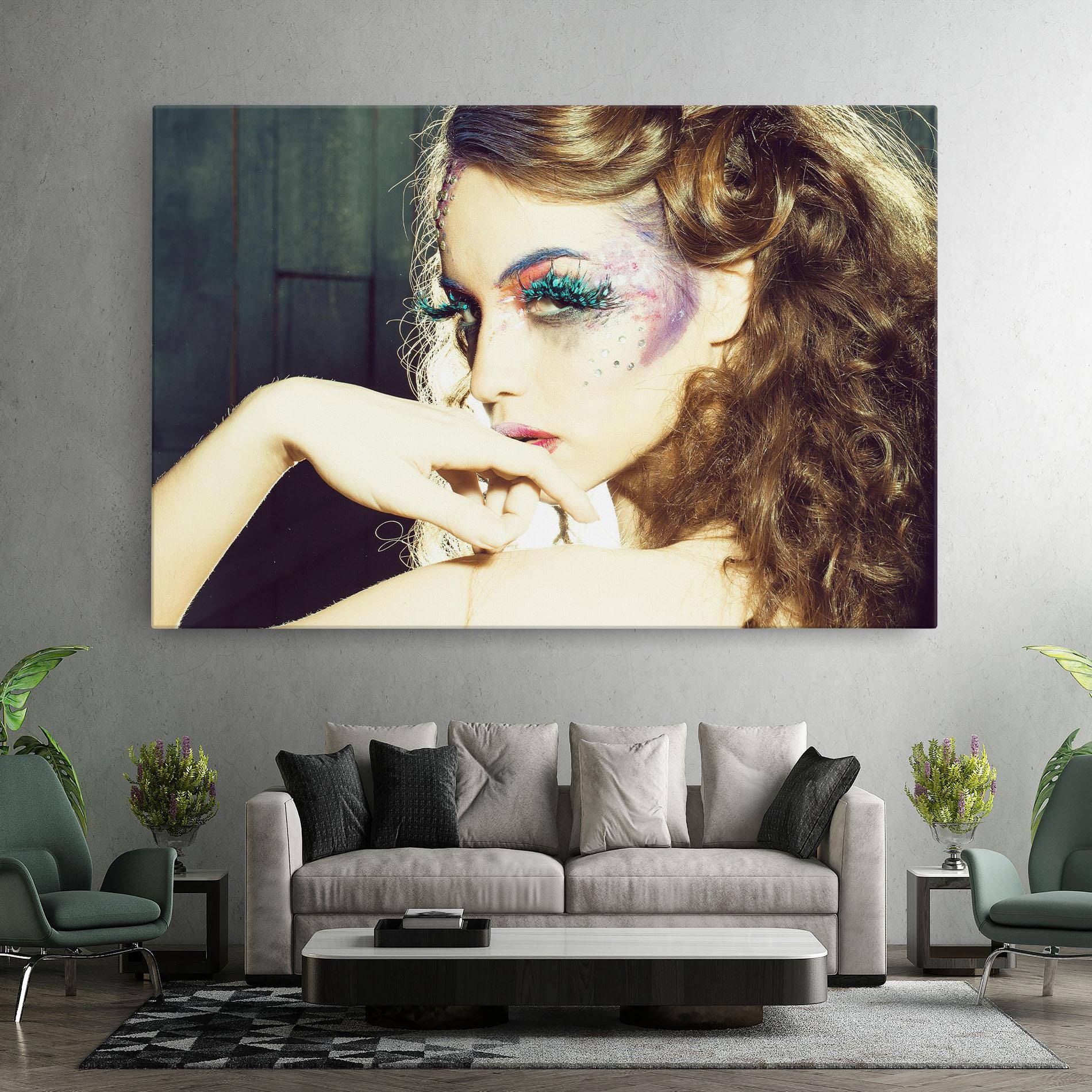 Tablou Canvas False Feather Eyelashes mockup 7