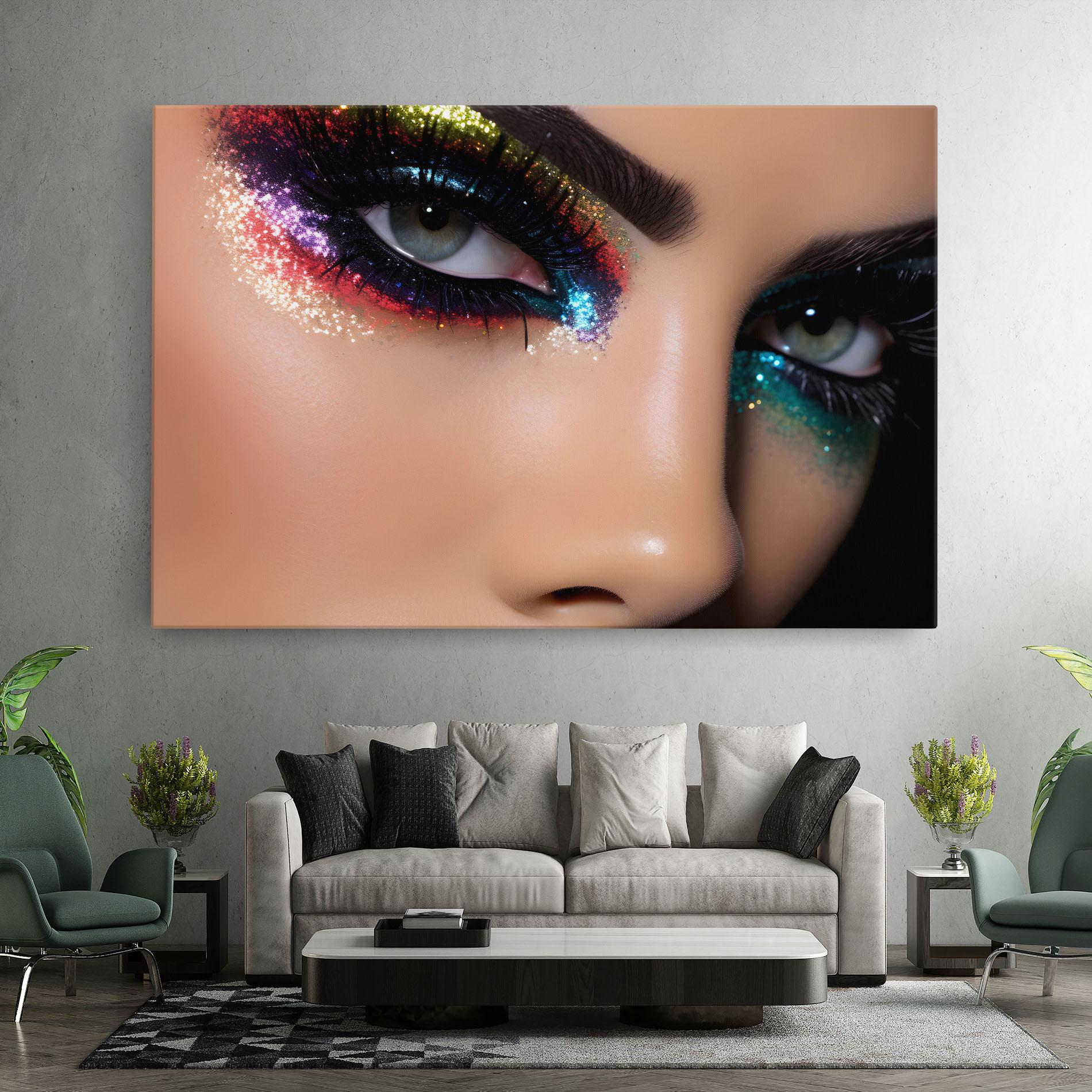 Tablou Canvas Feminine Makeup Model mockup 7